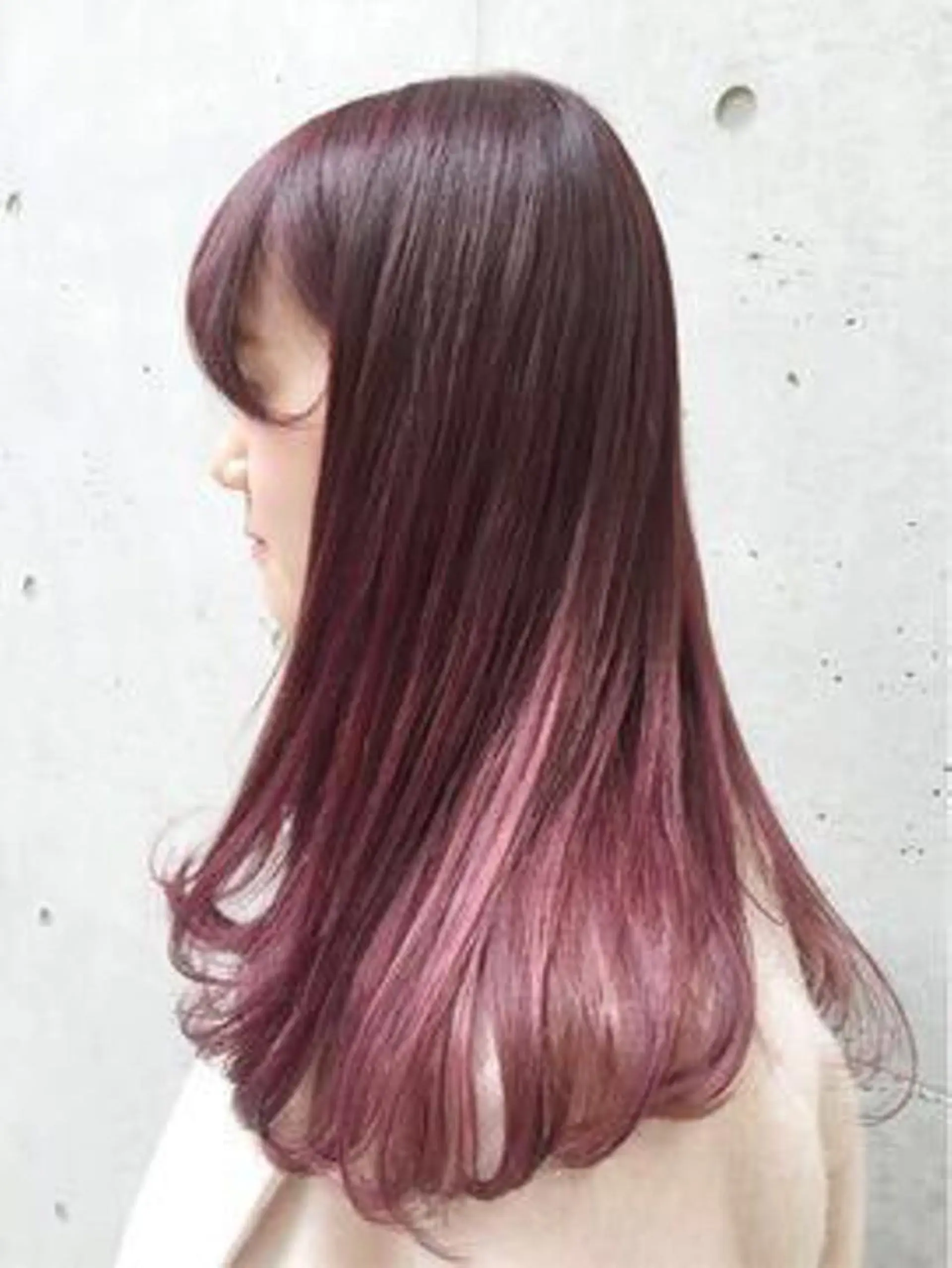 セミロング 松戸　レイヤーカット 野口　康太郎のヘアスタイル