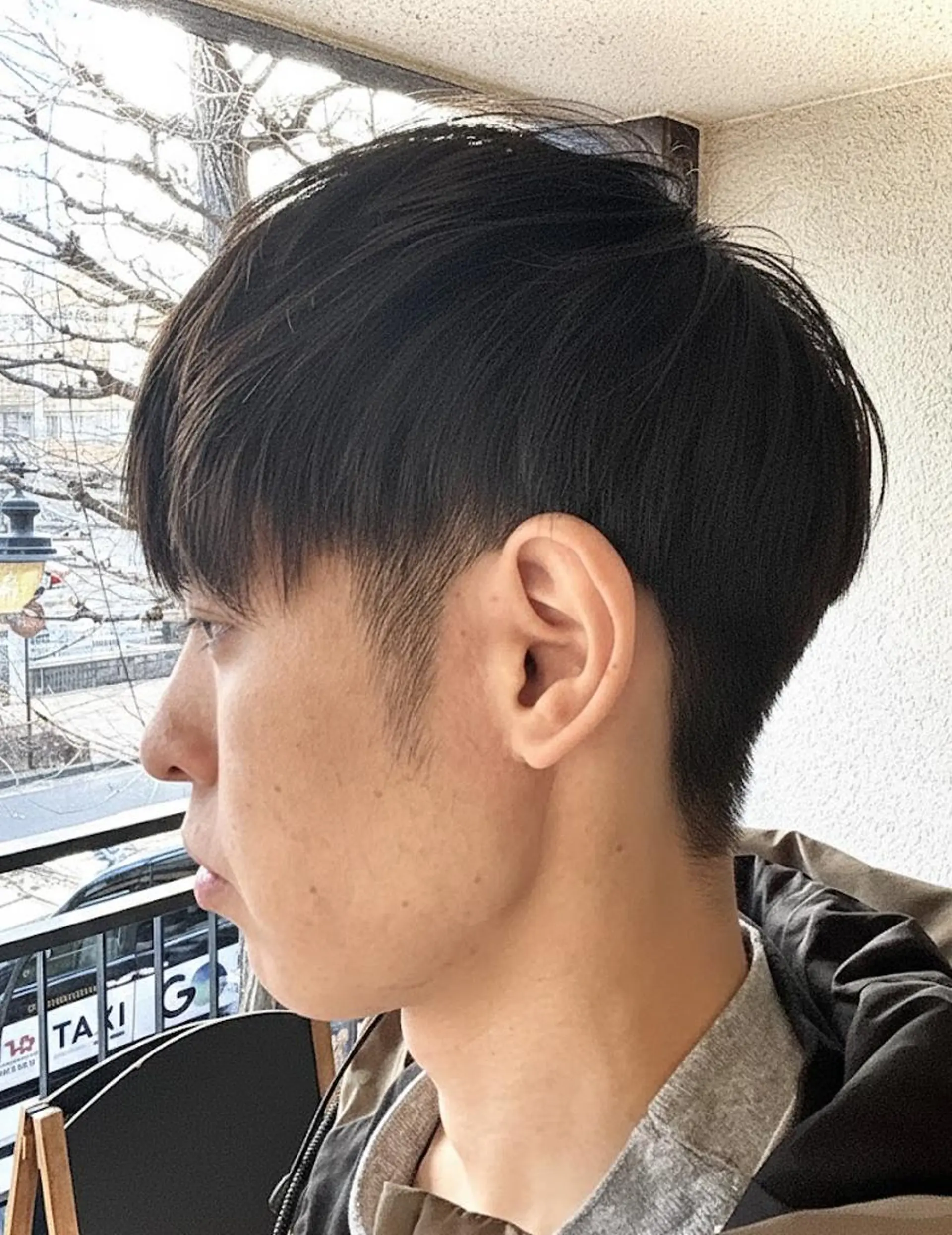 メンズ ショート マッシュ 刈り上げ カット トリートメント flencia 丸 和博|カットのヘアスタイル