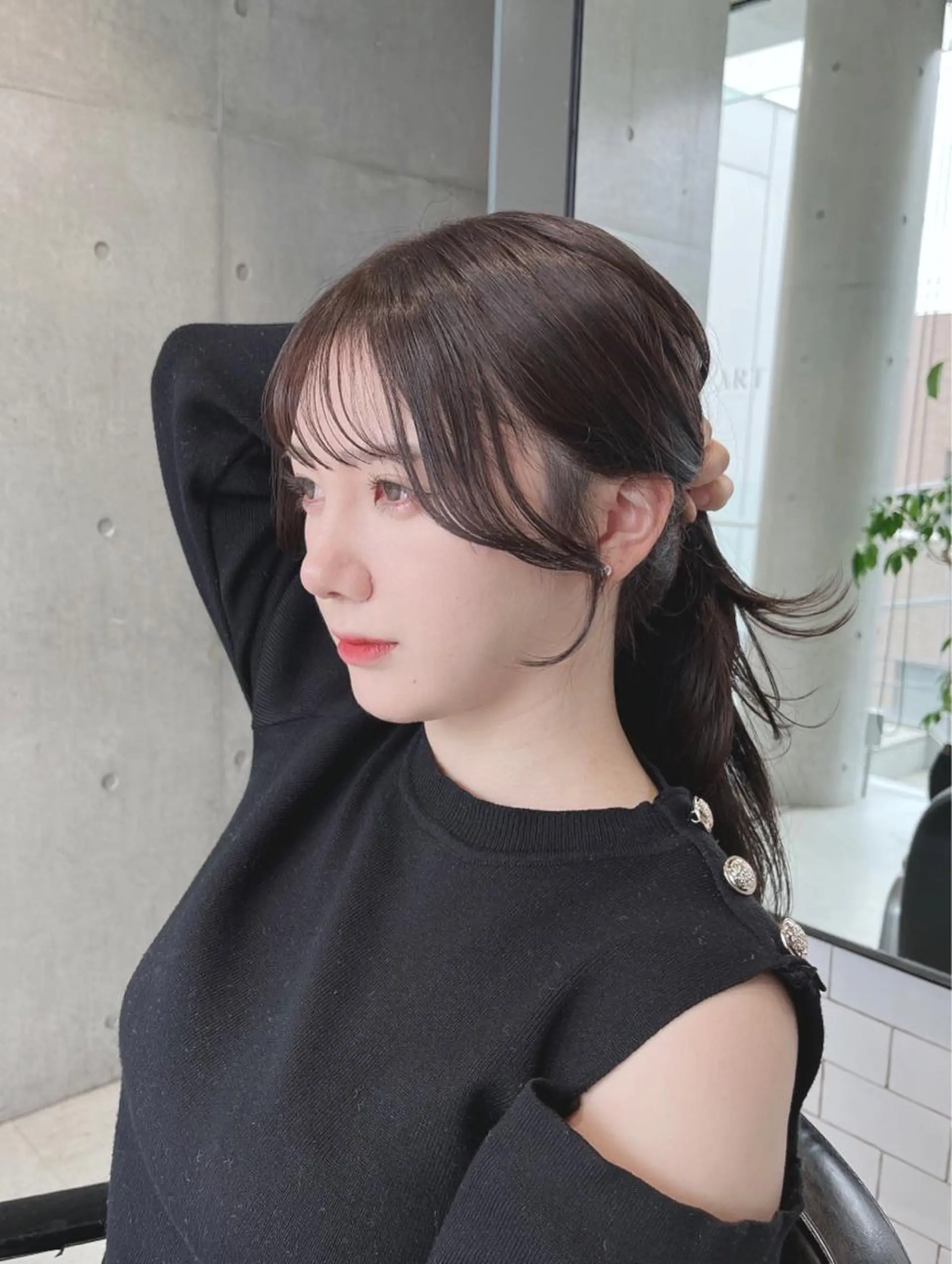 セミロング カット ヘアカラー トリートメント 🌫️大人韓国ヘア 🌫️naoyaのヘアスタイル