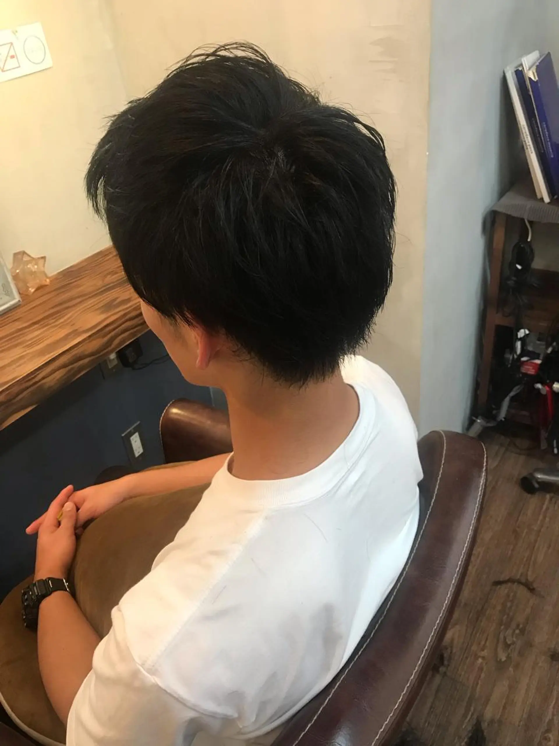 ショート カット ヘアセット ✨上村 潤平✨メンズヘア✨のヘアスタイル