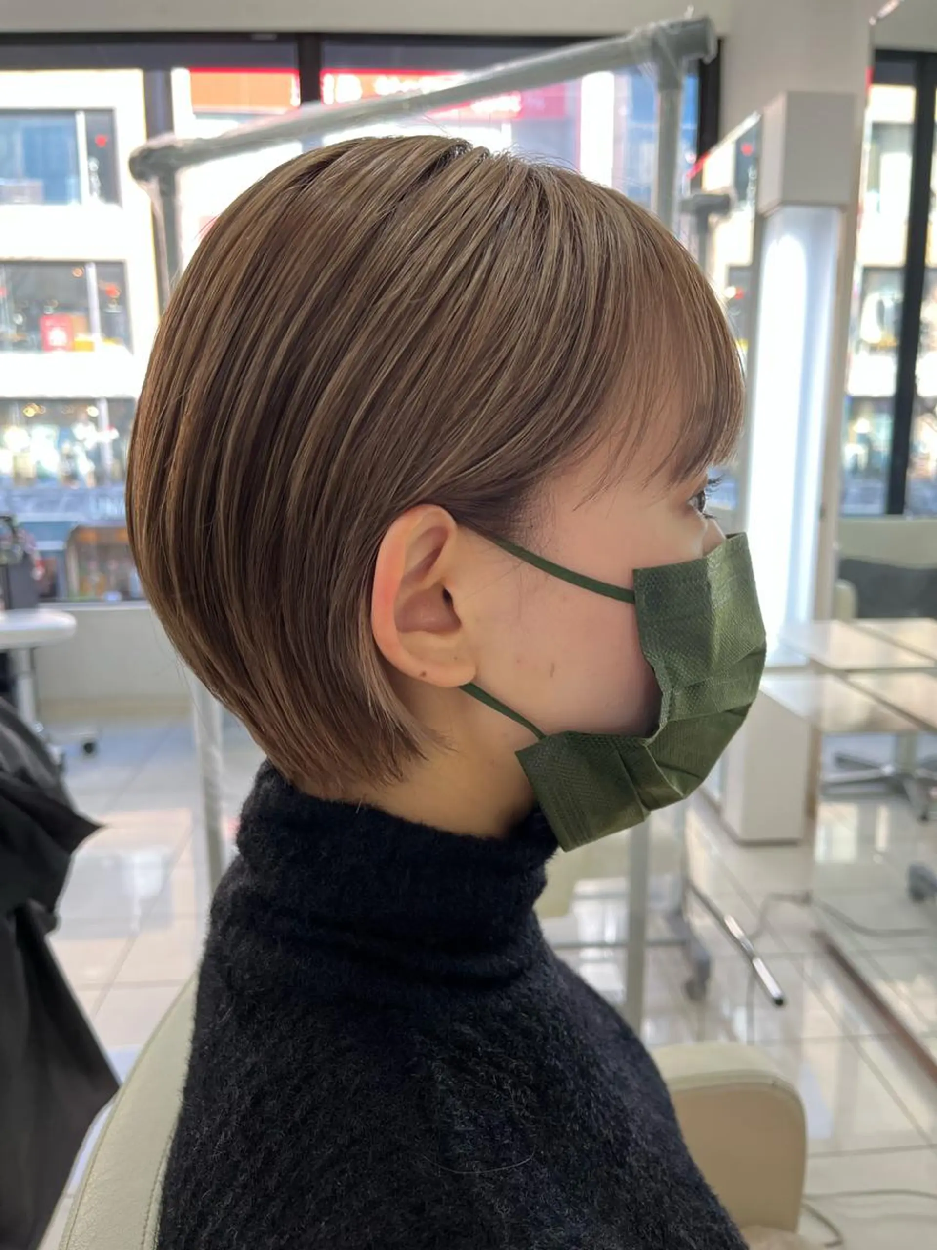 ショート カラー 丸みショート ショートヘア SOYON 🤍CHIZU🤍.のヘアスタイル