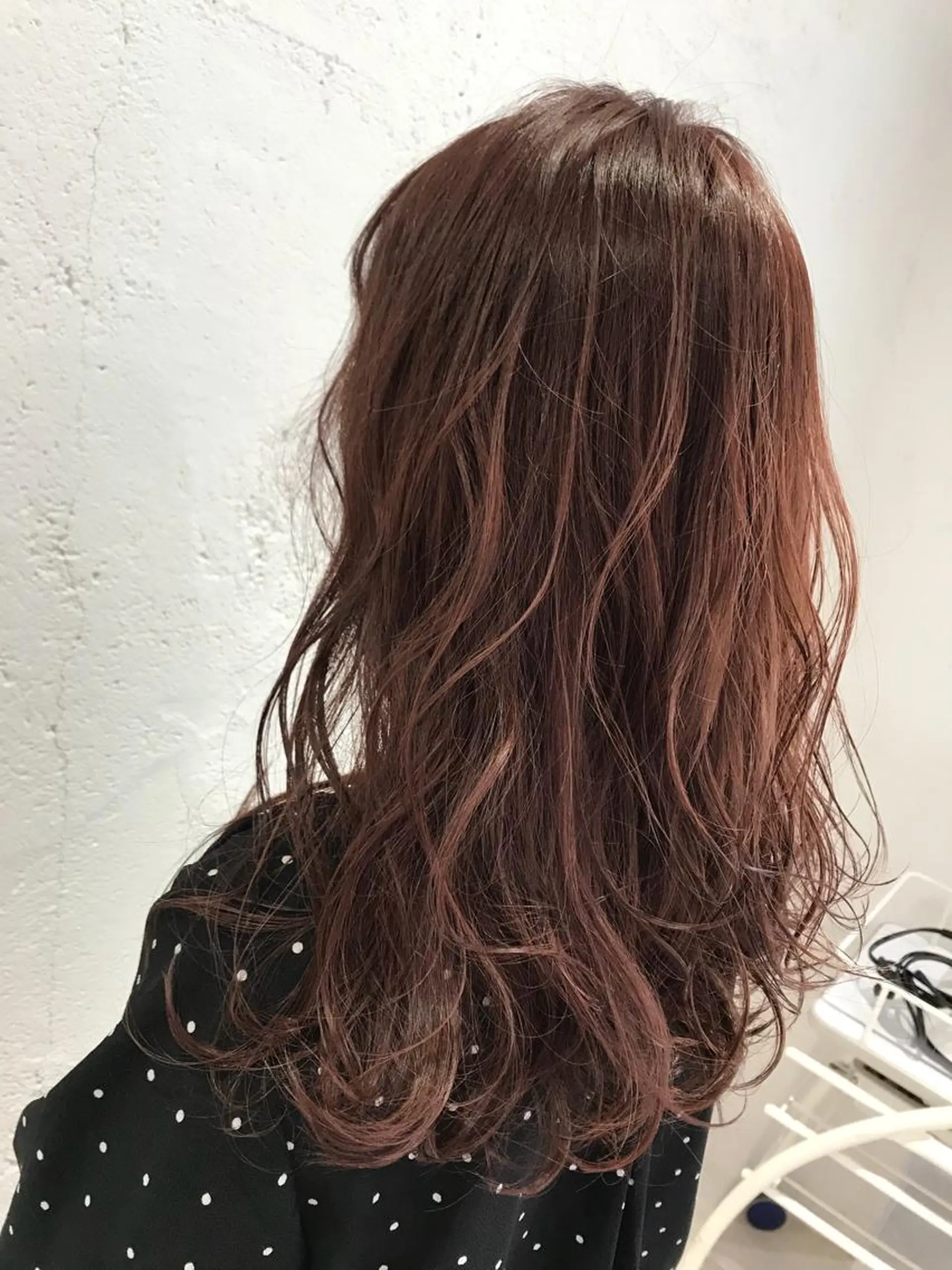 セミロング カラー パーマ ヘアアレンジ マツエク・マツパ ラベンダーカラー ピンクカラー ピンクラベンダー カラーマツエク 韓国ヘア🇰🇷/ レイヤーカット✂︎のヘアスタイル