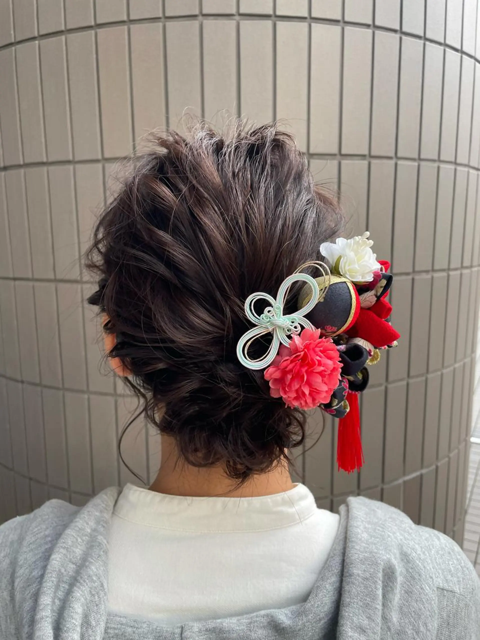 ヘアアレンジ 成人式 ヘアセット FRAME ASUKAのヘアスタイル
