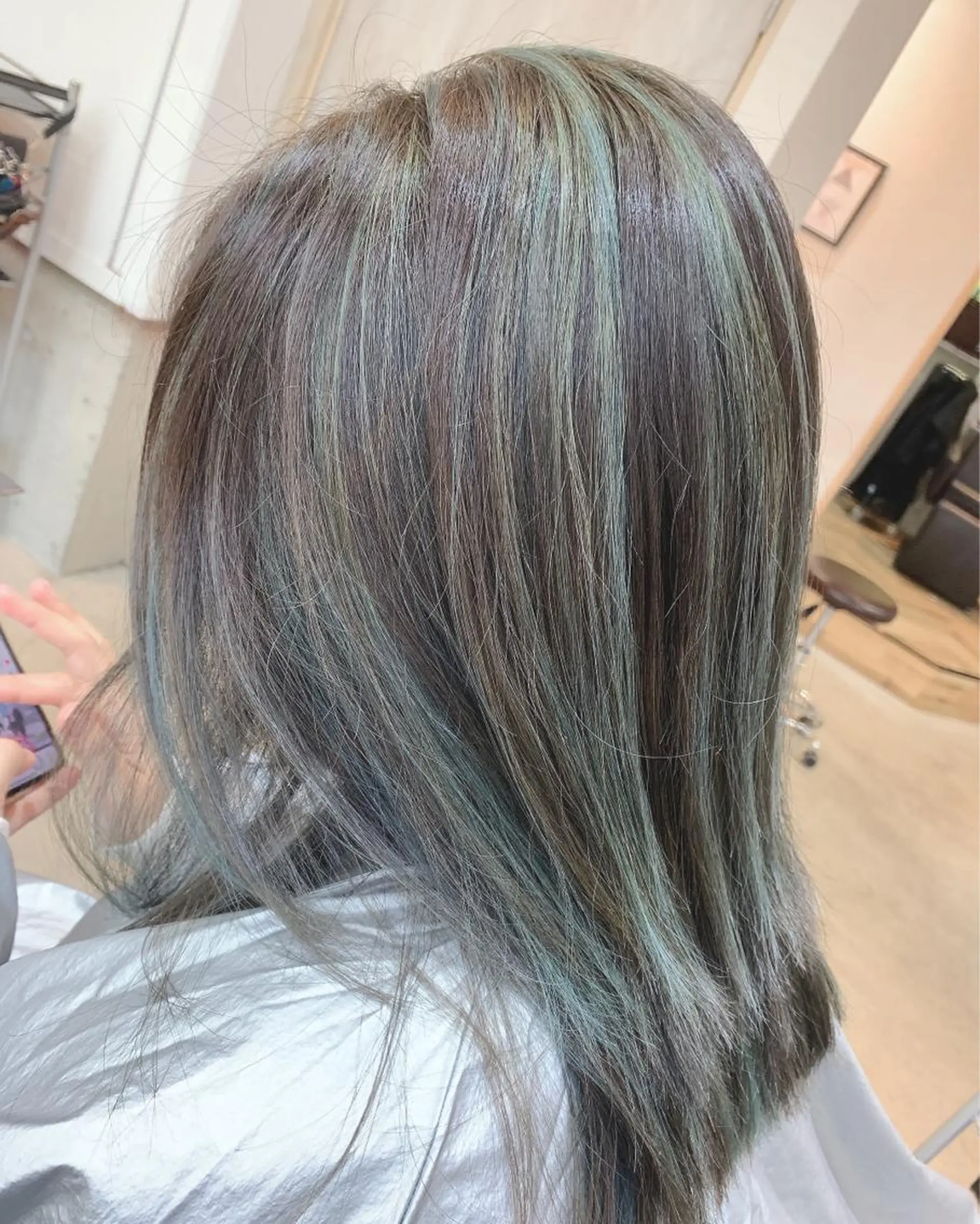 ミディアム カラー Agu  hair you所属・♡ yumaのヘアスタイル