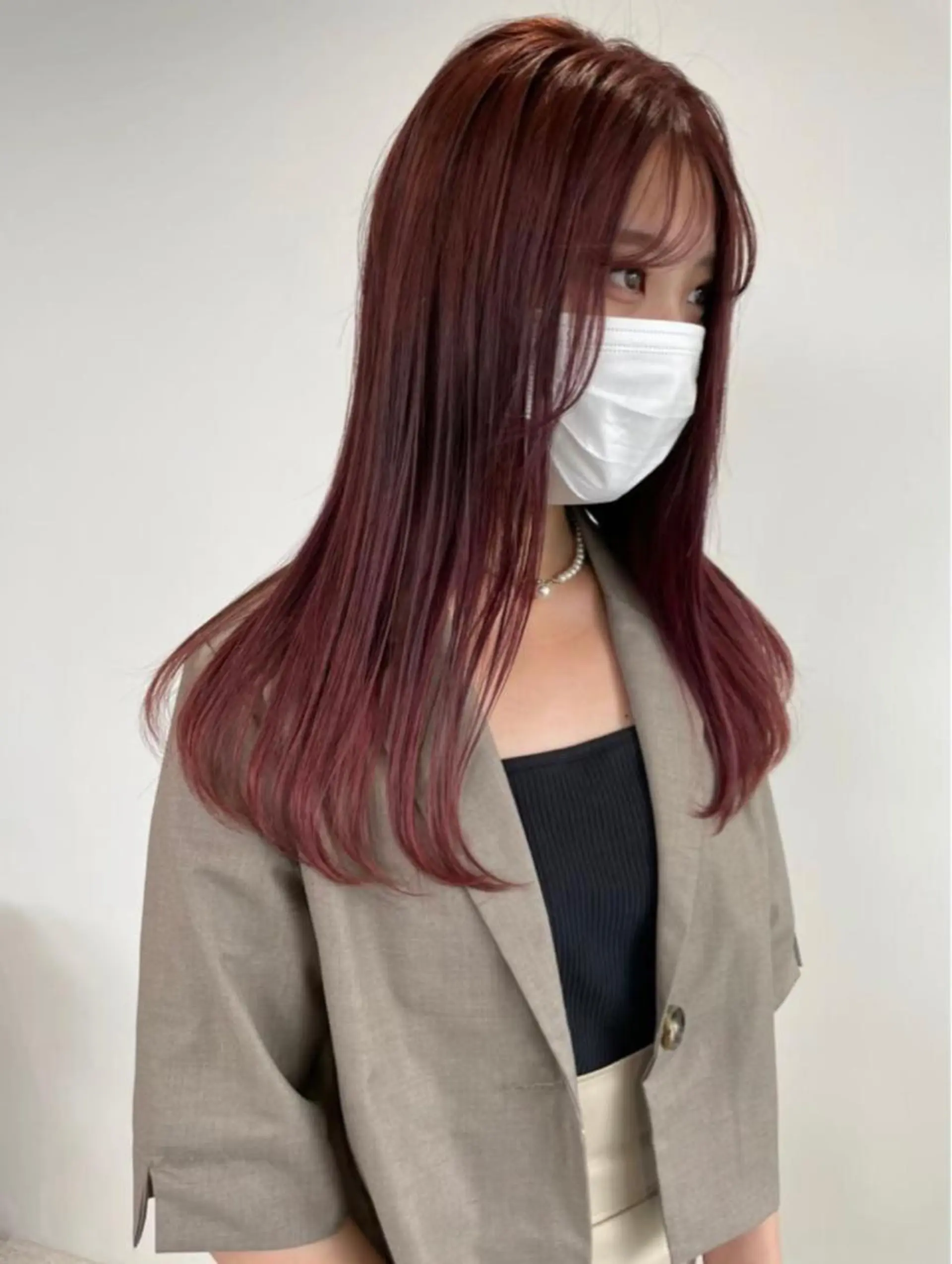 ロング カラー バレイヤージュ ブリーチ ケアブリーチ ダブルカラー イヤリングカラー 🌈新田 みどり🌈のヘアスタイル