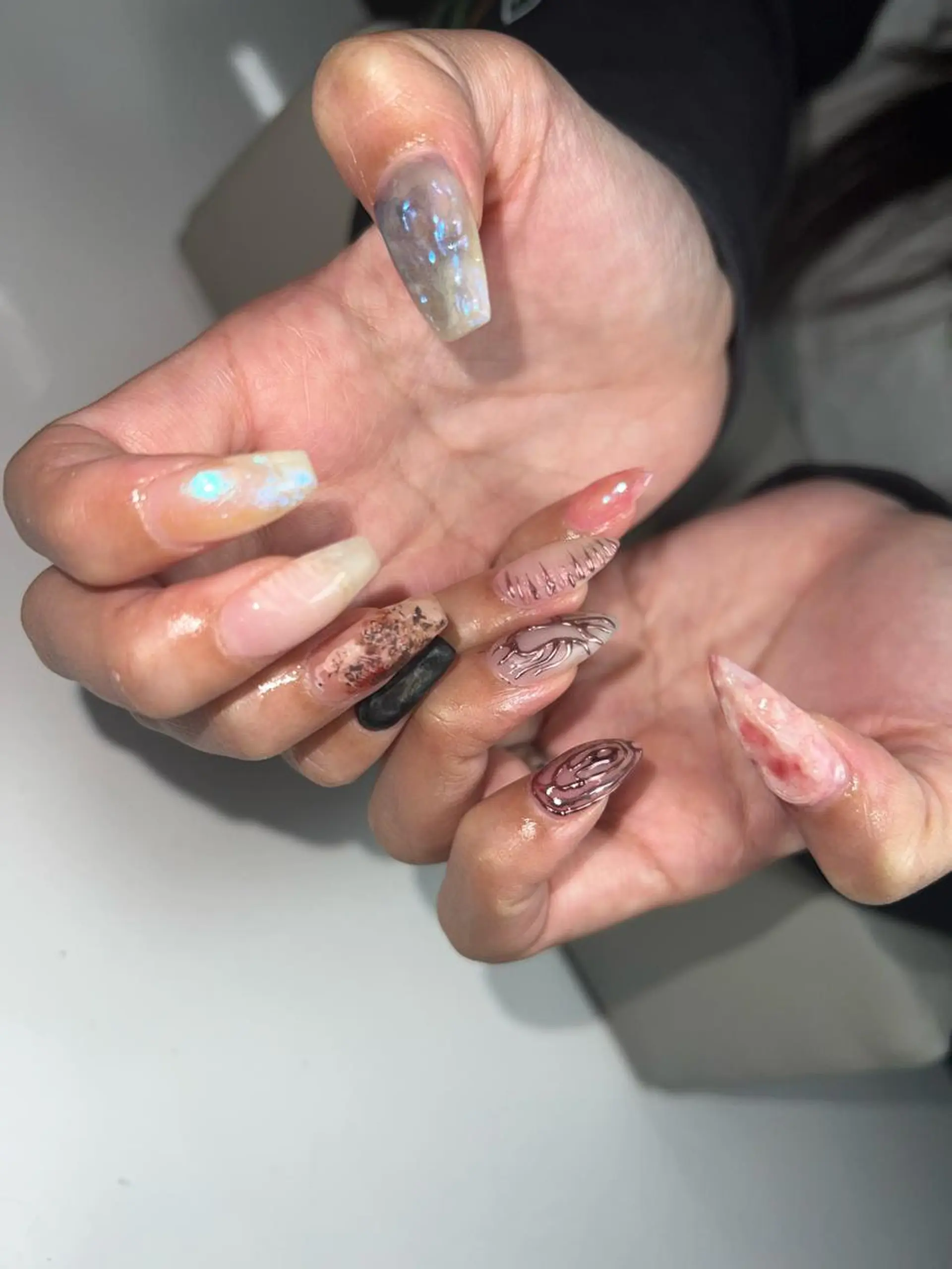 ネイル ハンドネイル 💊大阪/心斎橋 moni🧠のネイルデザイン