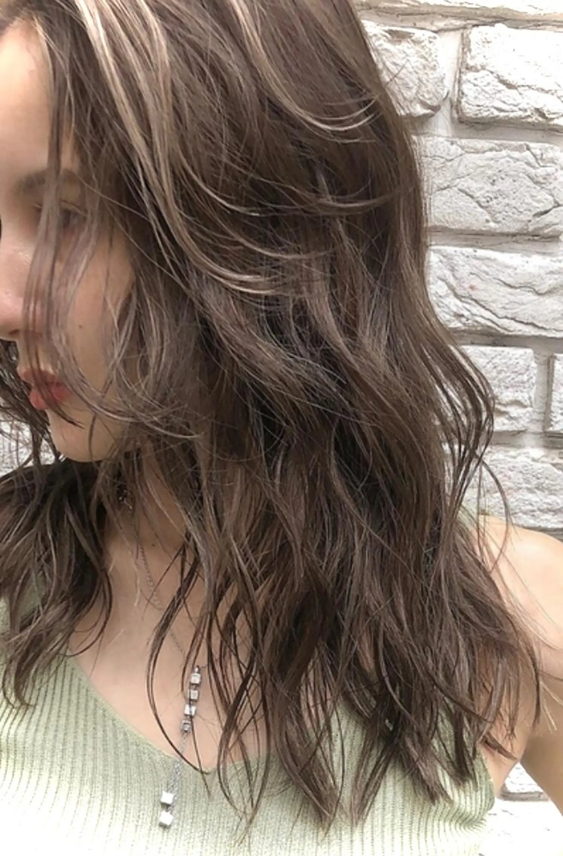 セミロング カラー Seventh Senseのヘアスタイル