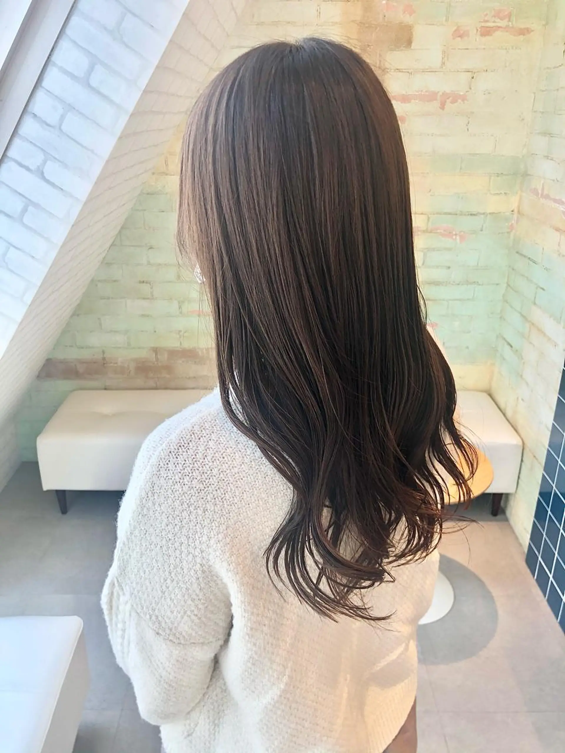 ロング カラー ココアグレージュ グレージュ ロング Saori / さおりのヘアスタイル