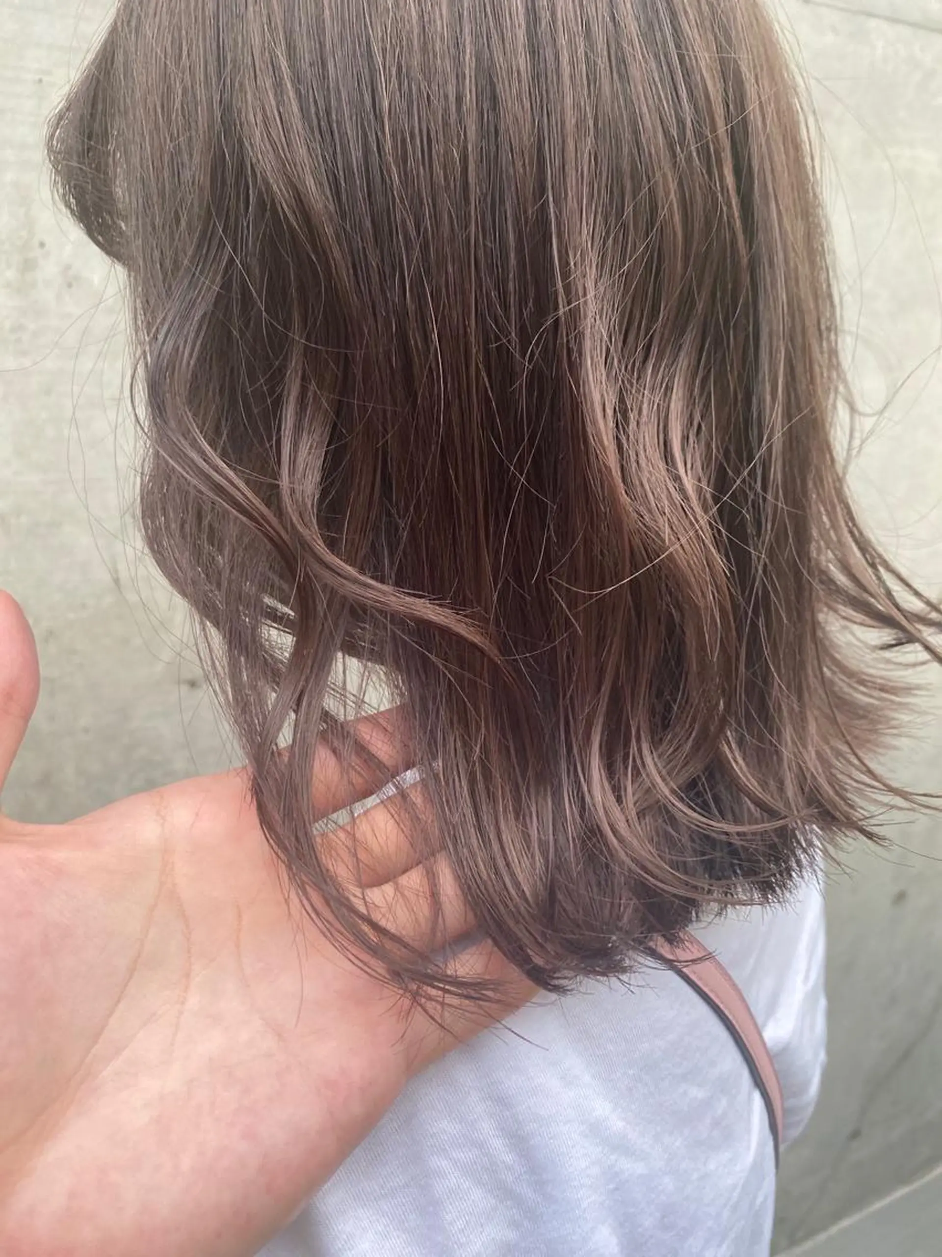 ショート パープルカラー opus 店長大和 レイヤー/赤み消しのヘアスタイル