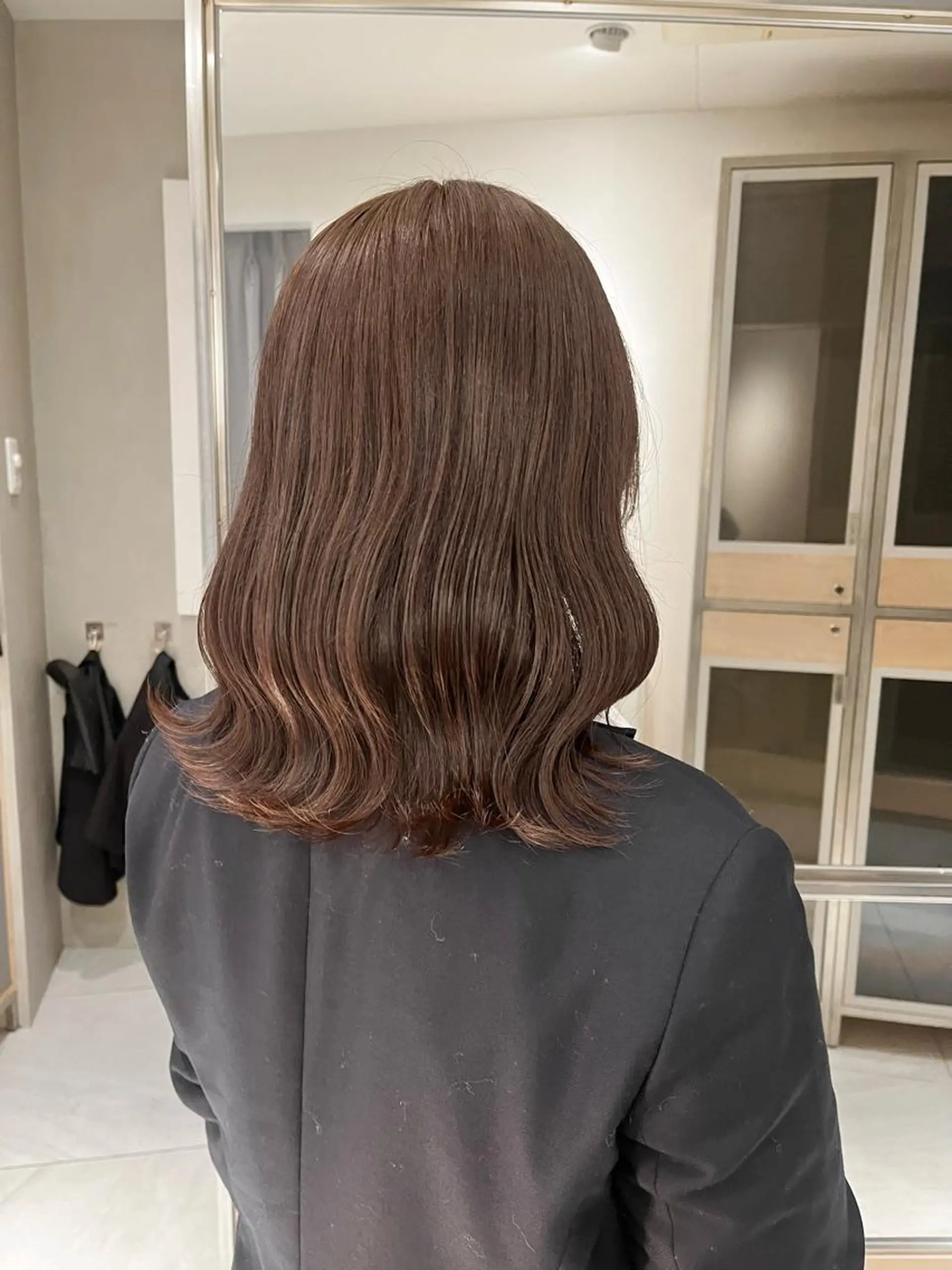 ミディアム カラー ヘアカラー トリートメント ヘッドスパ ヘアセット 🎀艶モテカラー🎀 彩季のヘアスタイル