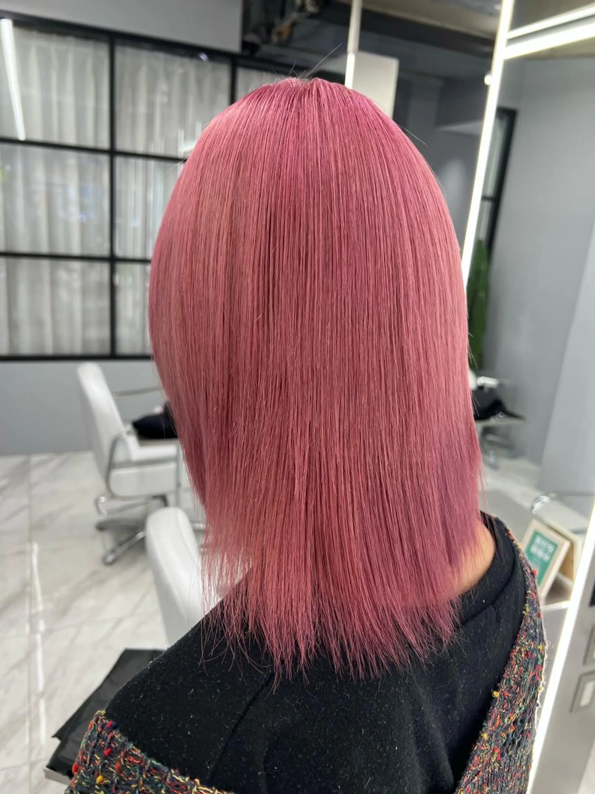 ミディアム カラー カット ヘアカラー トリートメント ヘッドスパ 最高級髪質改善🥇 小玉美菜のヘアスタイル