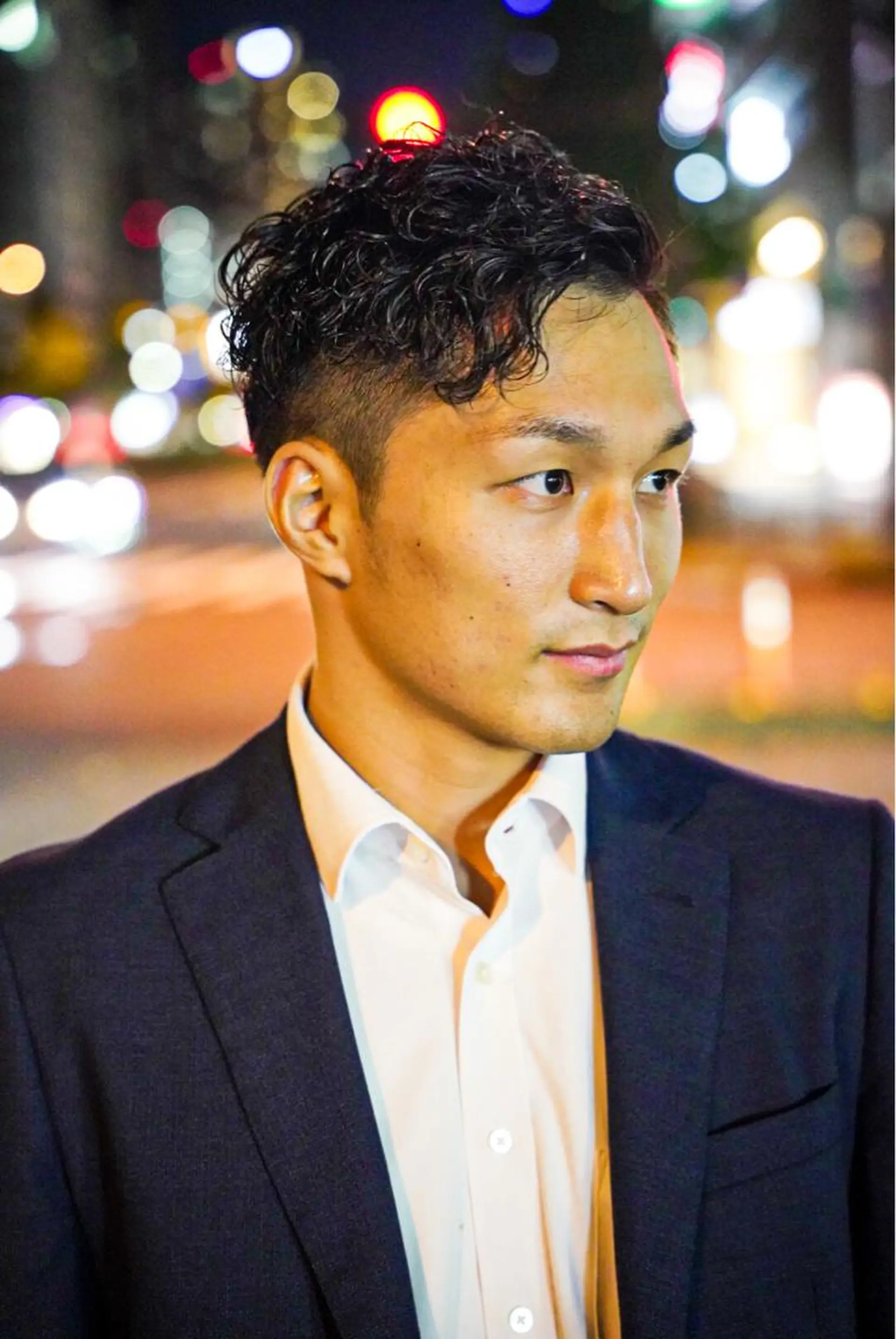 ショート パーマ メンズ 津田 祐岐のヘアスタイル