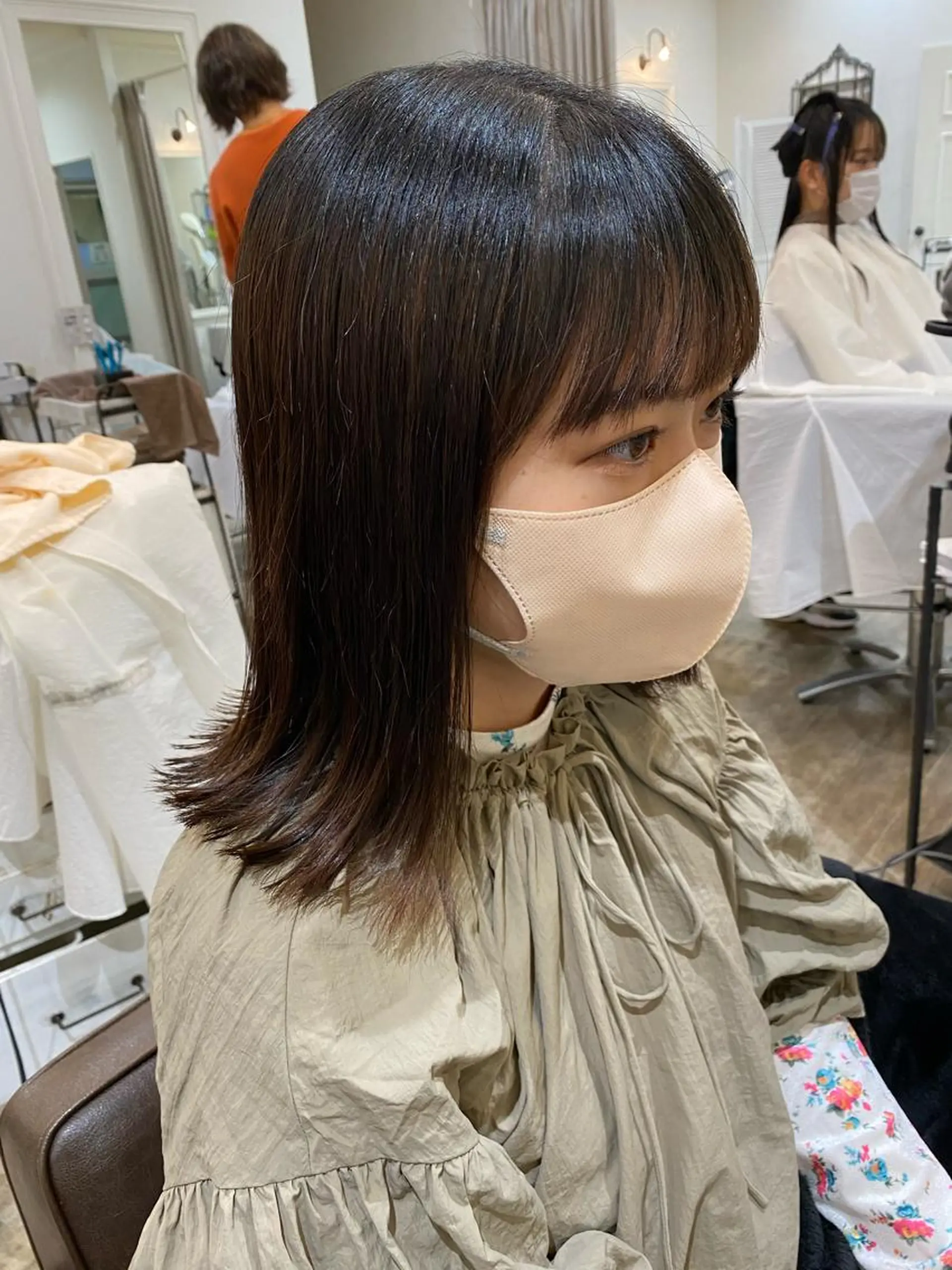 ミディアム 外ハネヘア qulim所属・前橋 姫奈のヘアスタイル