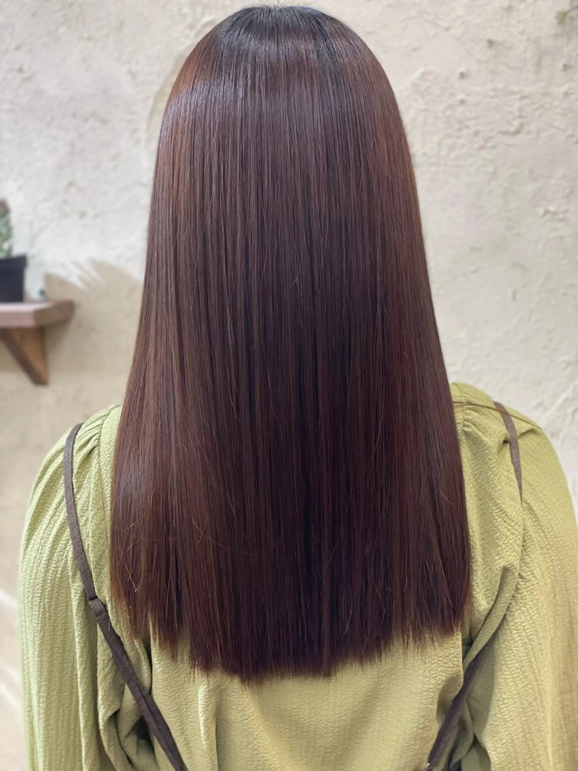 ロング 酸性ストレート カット 縮毛矯正 ヘッドスパ 木村 瞬のヘアスタイル