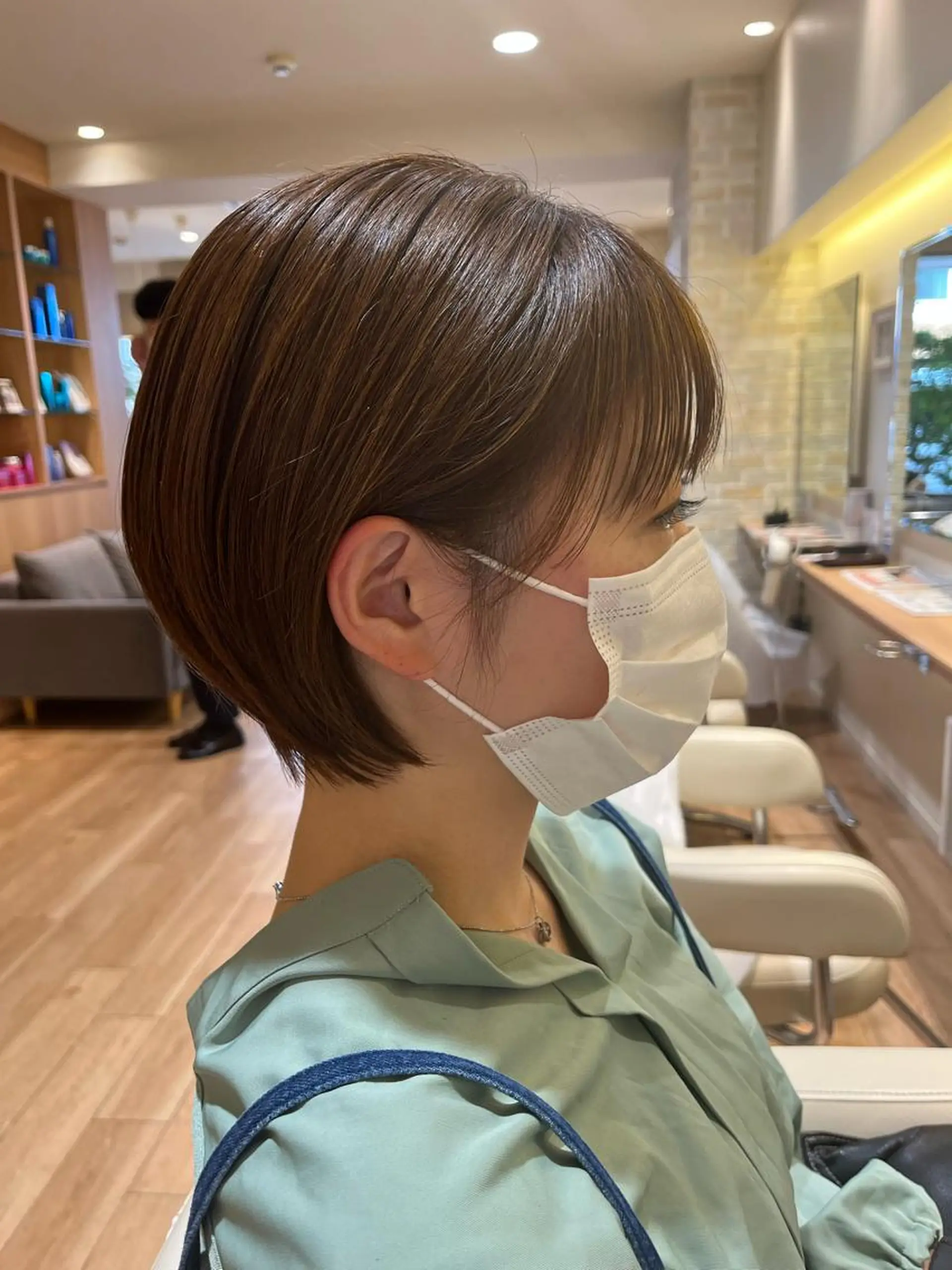 ショート ⬛️⬜️髪質改善⬛️ ⬜️藤川慎太郎のヘアスタイル