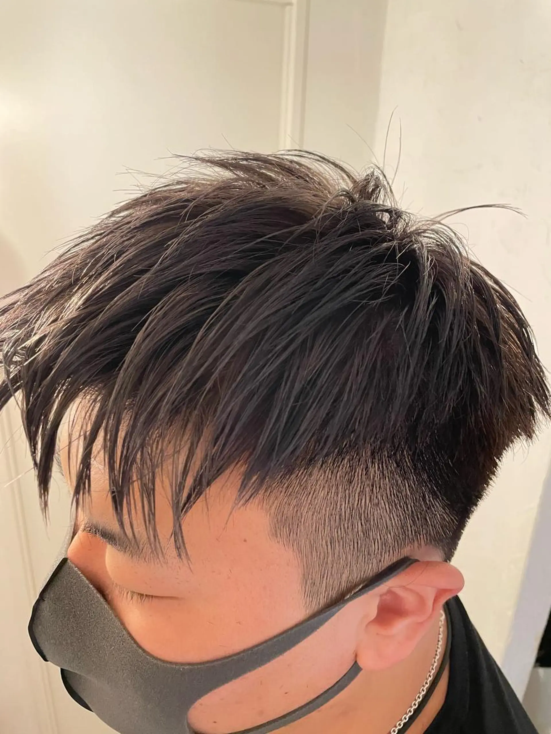 ショート カラー メンズ 京都美容師 塩のヘアスタイル