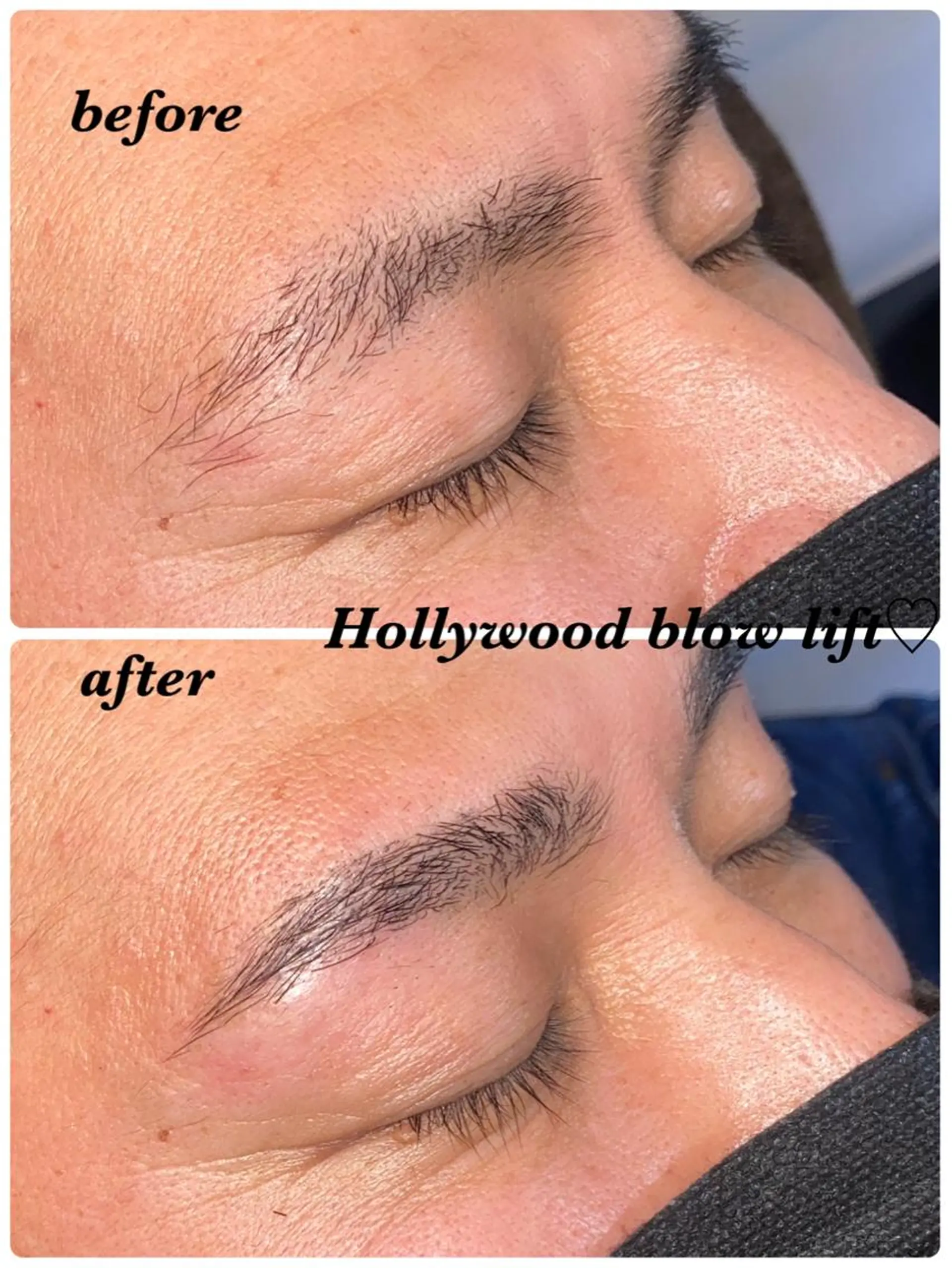 アイブロウ ハリウッドブロウリフト ハーブピーリング専門 毛穴洗浄❤️眉waxのエステ・リラクイメージ