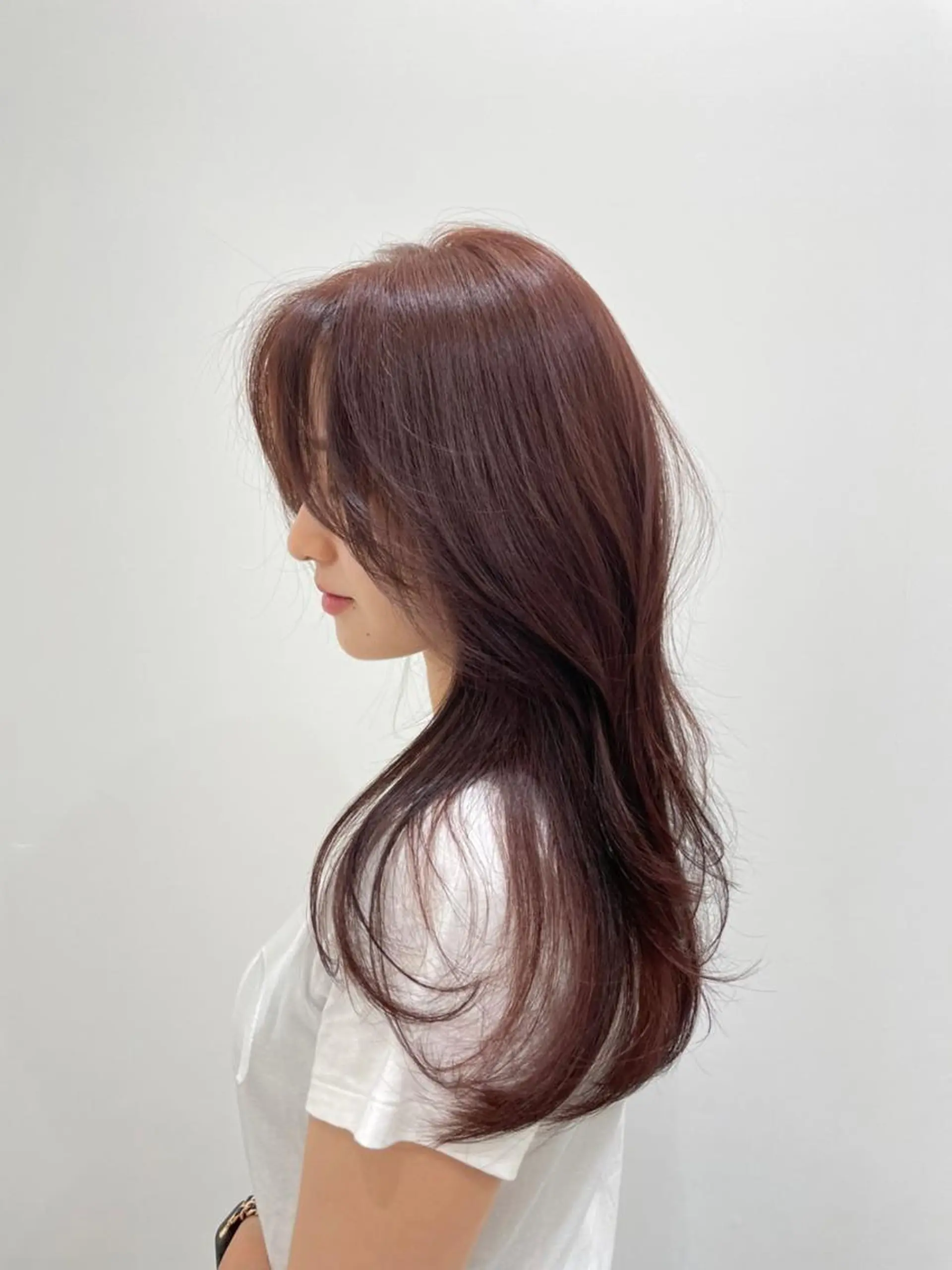 ロング 韓国風🤍 イワサキ　リコ🍒のヘアスタイル