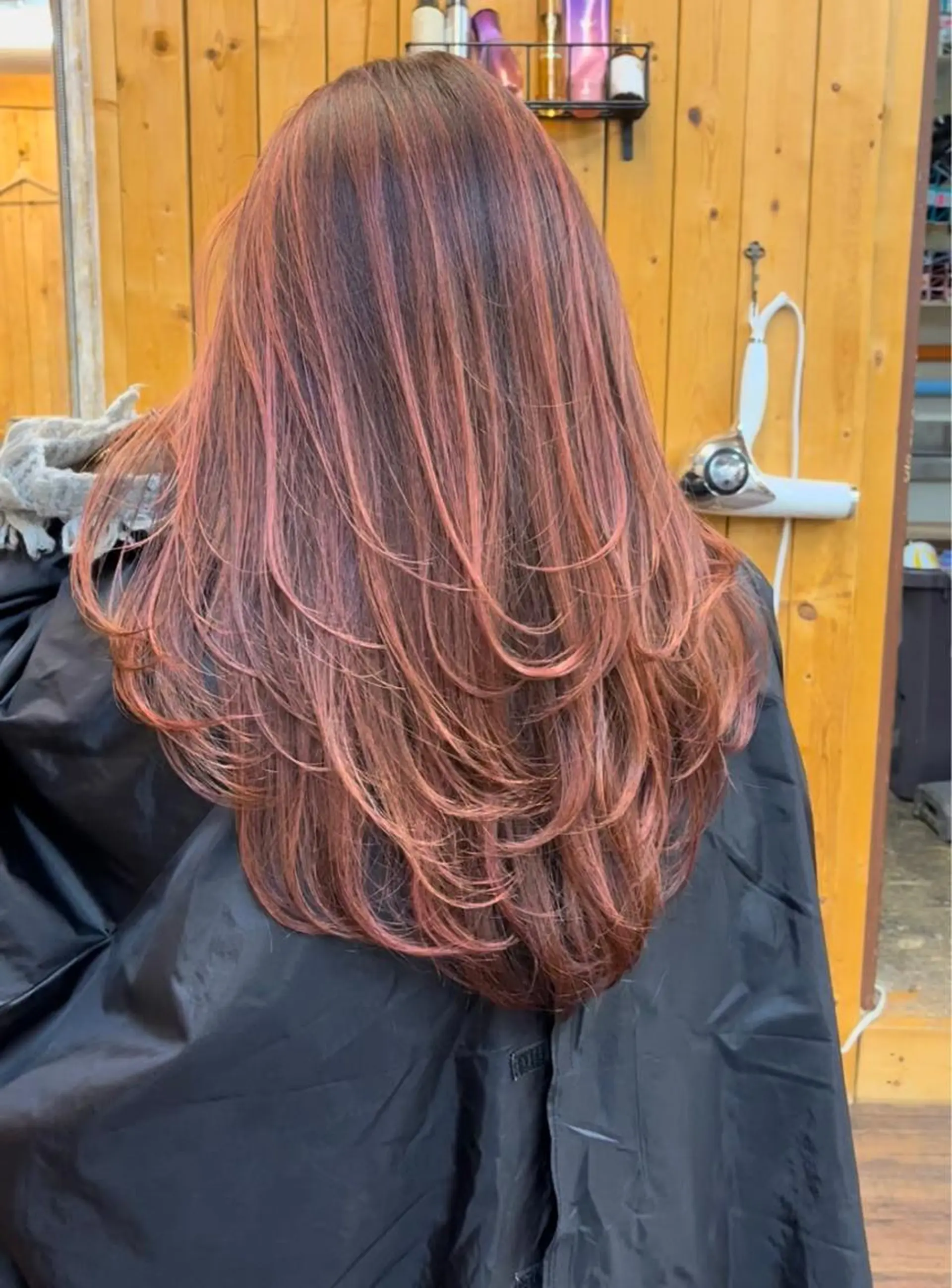 ロング カラー ハイライトカラー ハイライト レイヤーカット カット さいとう つかさのヘアスタイル