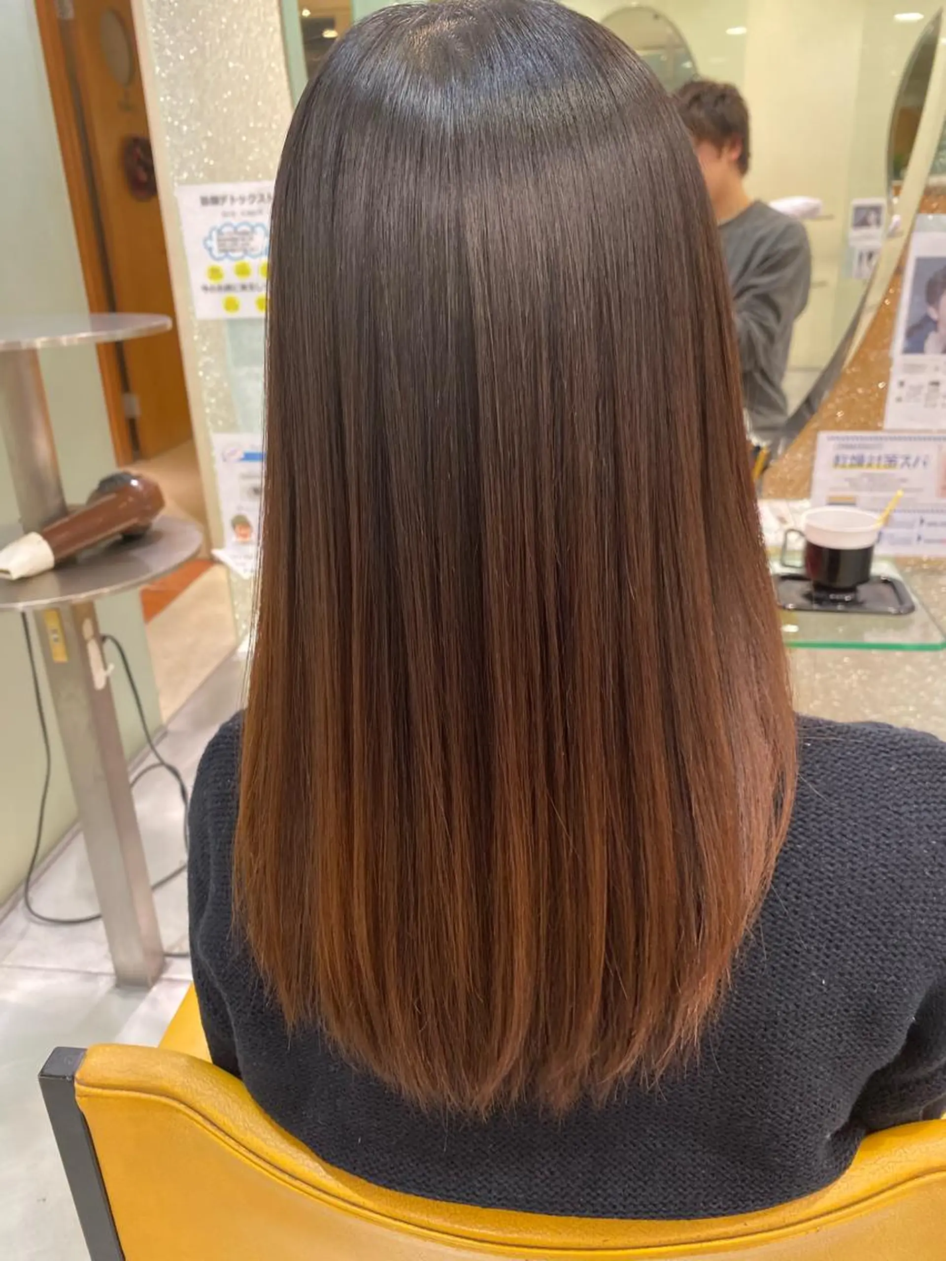 ロング 三田 豪のヘアスタイル
