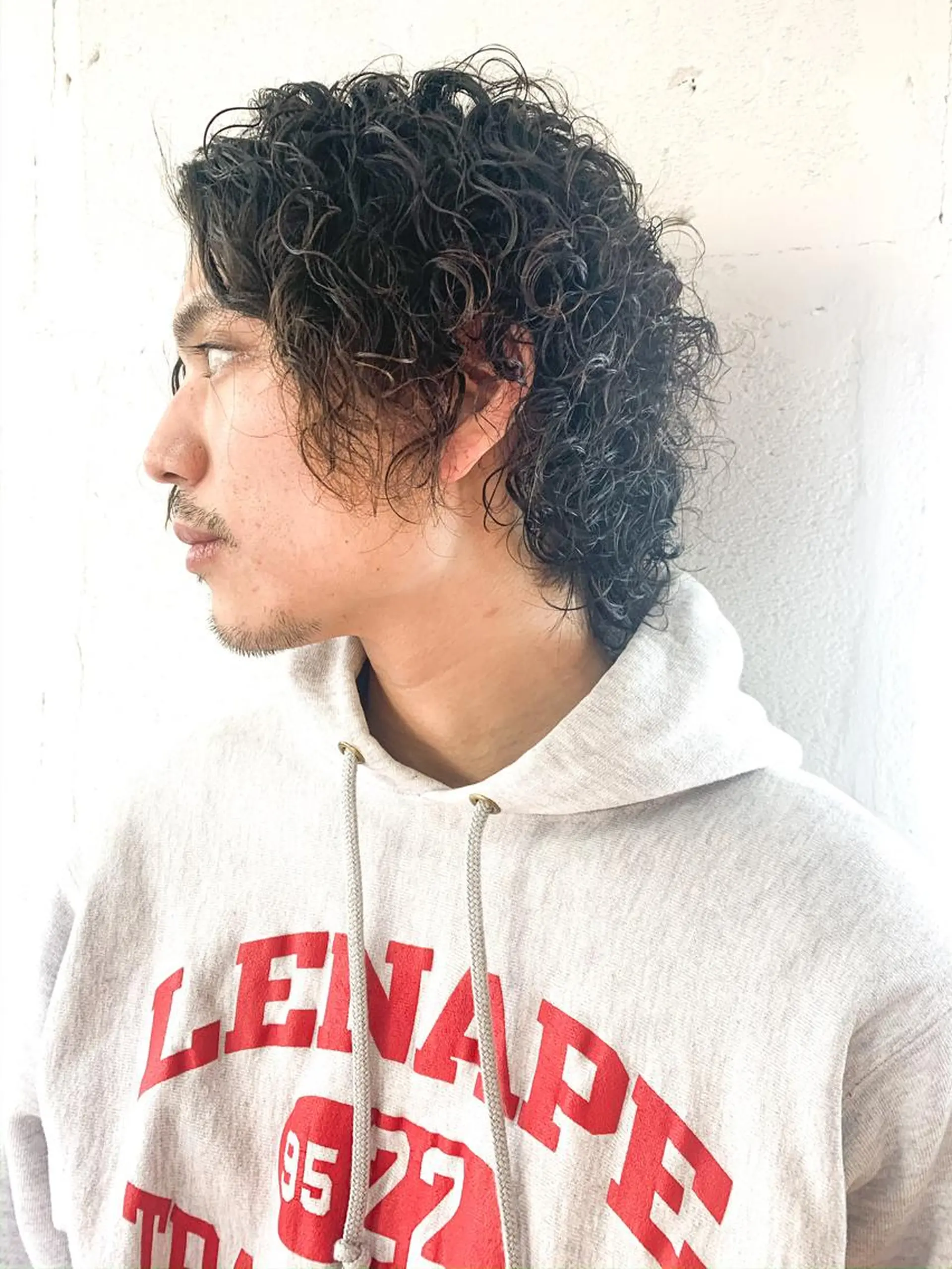 メンズ カット パーマ ショート✨ボブ✨代表 新田見美仁のヘアスタイル