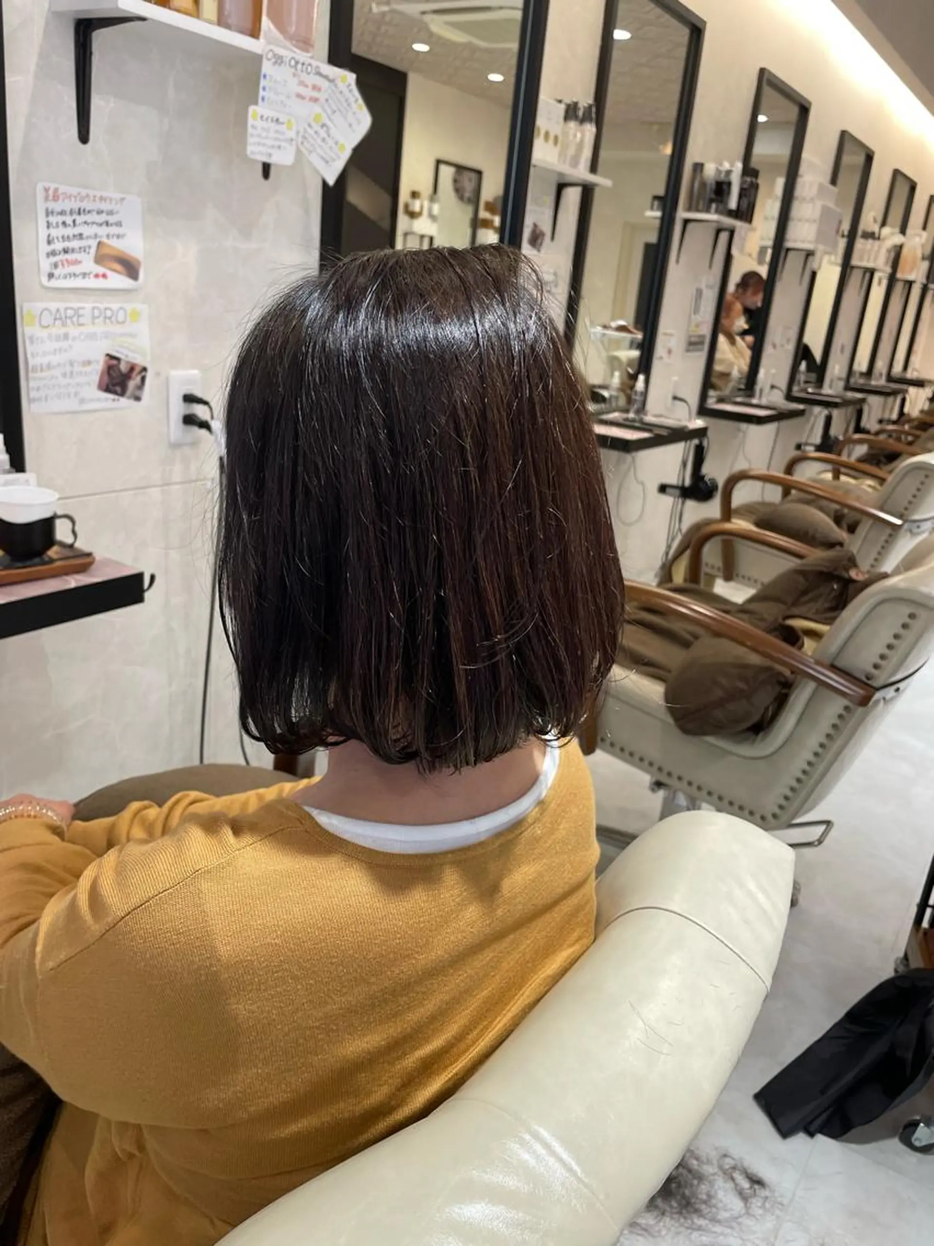 ミディアム カラー カット ヘアカラー トリートメント 本店店長☆ 前原海翔のヘアスタイル