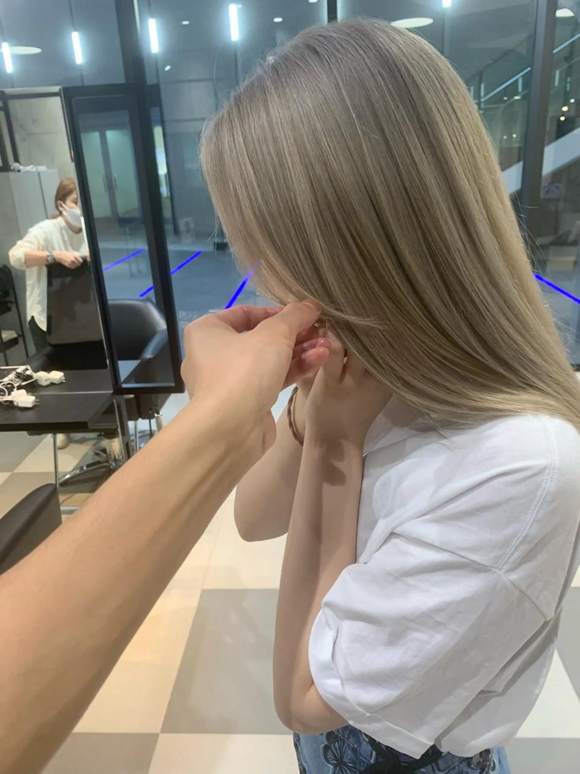 ロング 牧内 拓のヘアスタイル