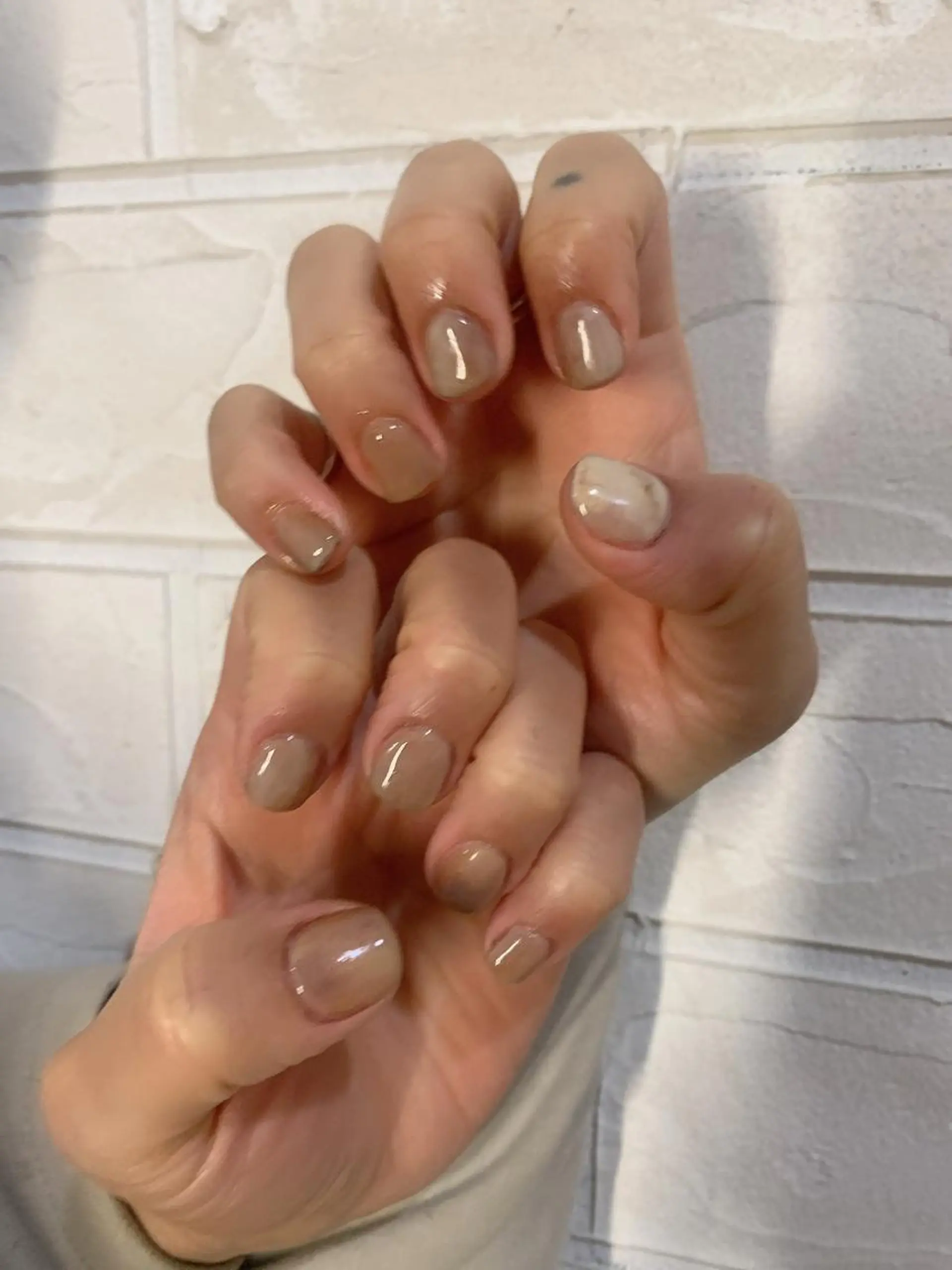 ネイル シンプルネイル SOL　nail イマナカのネイルデザイン