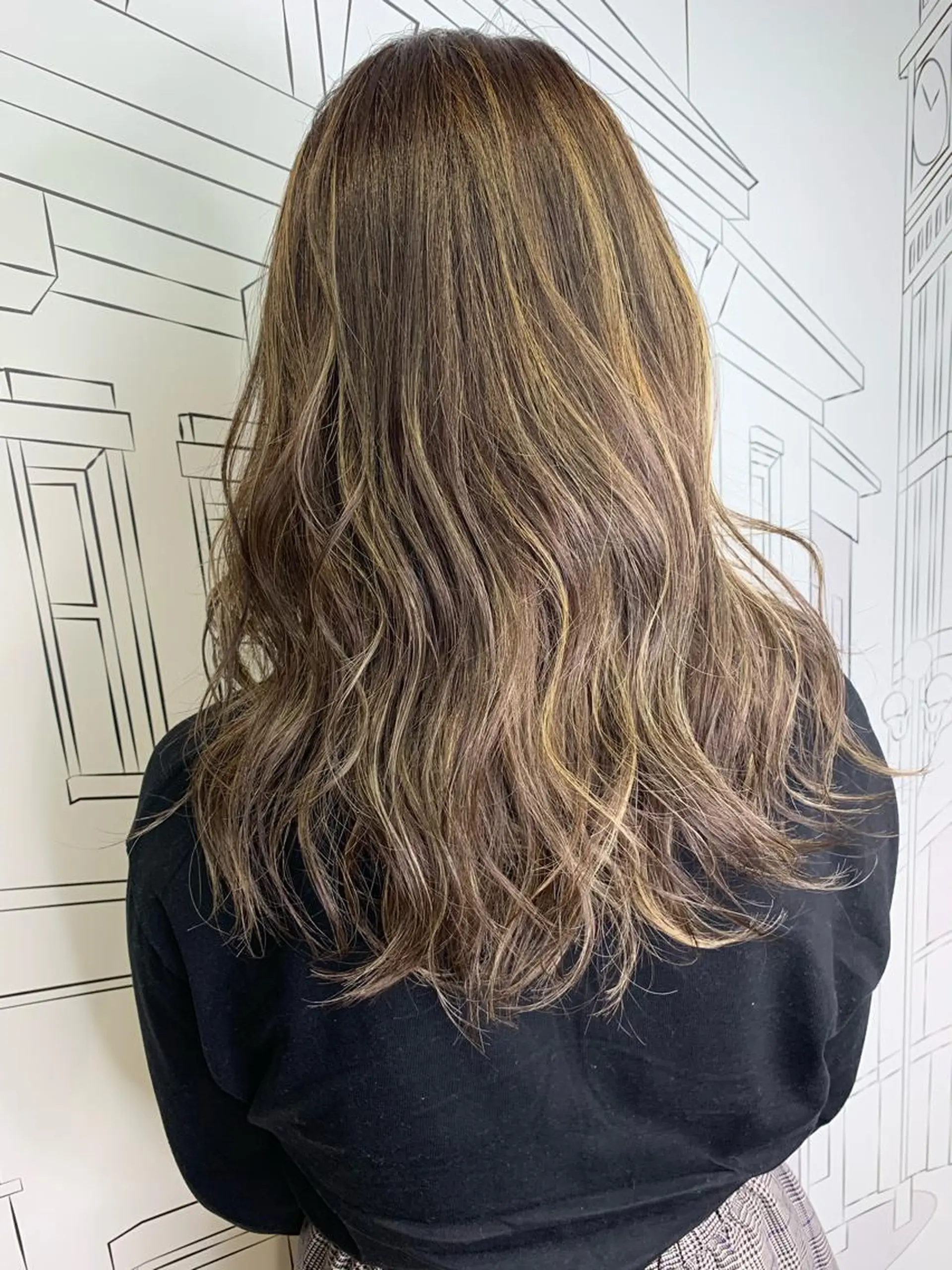 ロング 坪井 彰吾のヘアスタイル