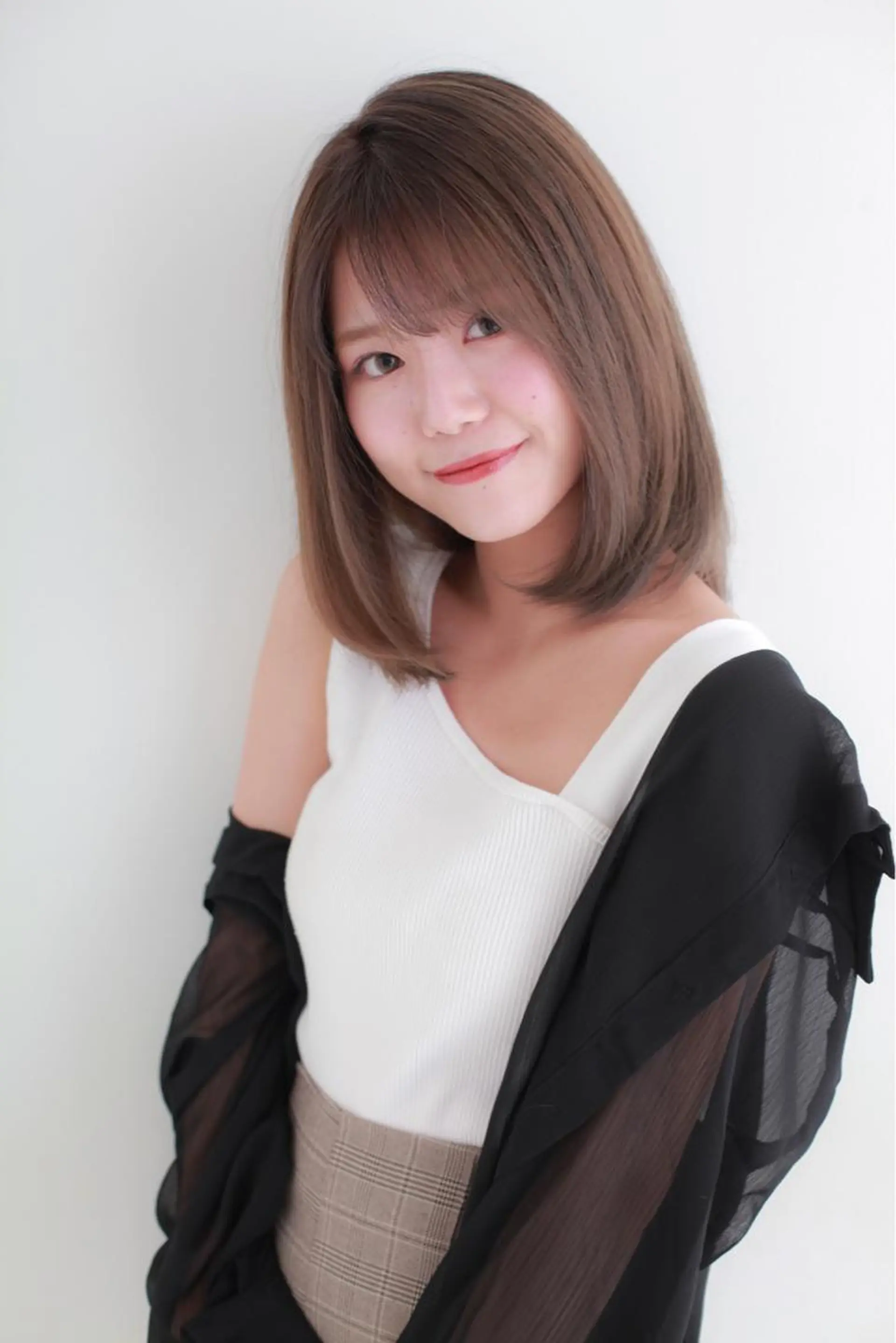 ミディアム カラー NYNY四條畷店 森 亮人のヘアスタイル