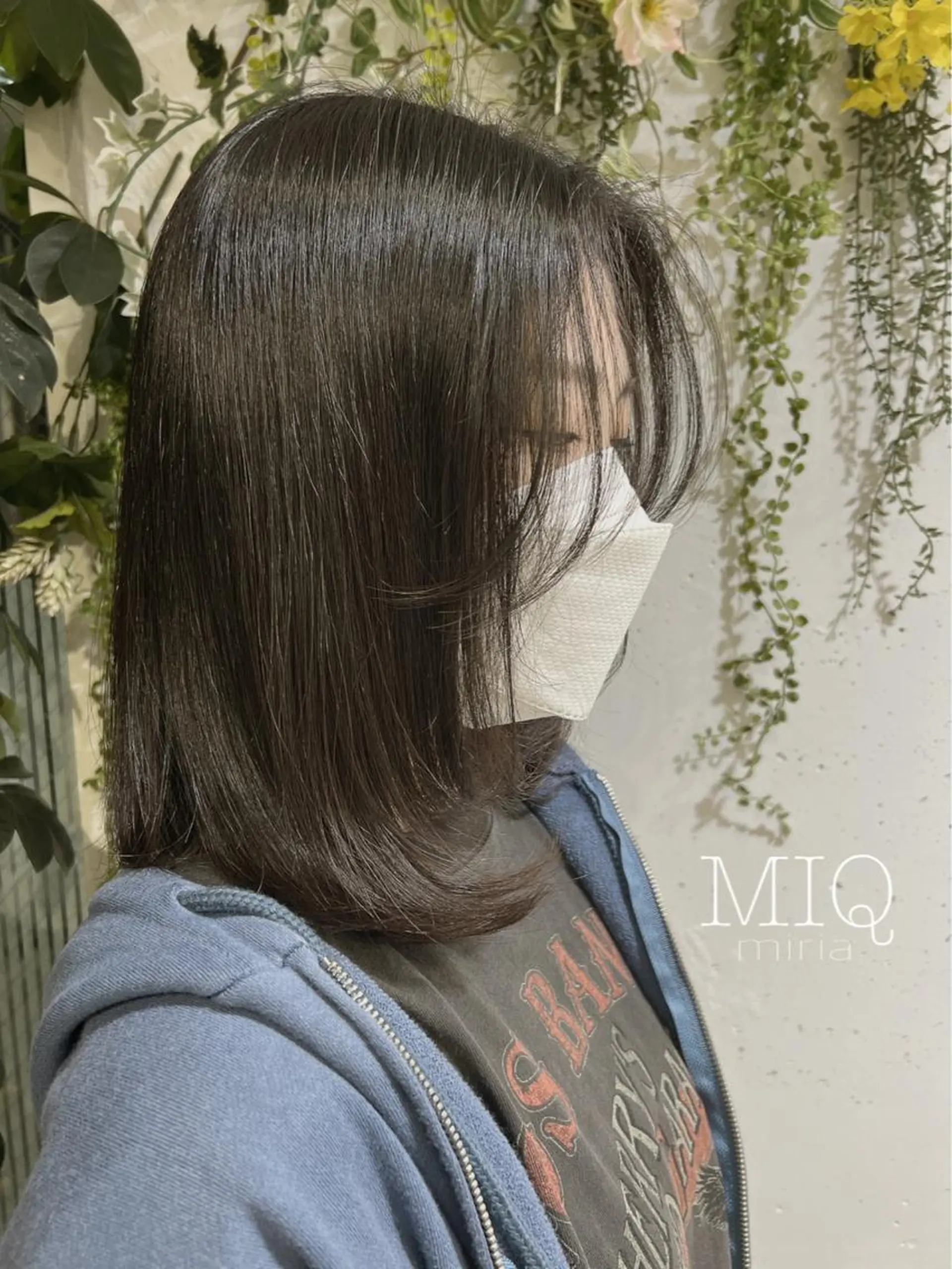 ミディアム 顔周りカット 韓・中華美女ヘア 🇰🇷×🇨🇳のヘアスタイル