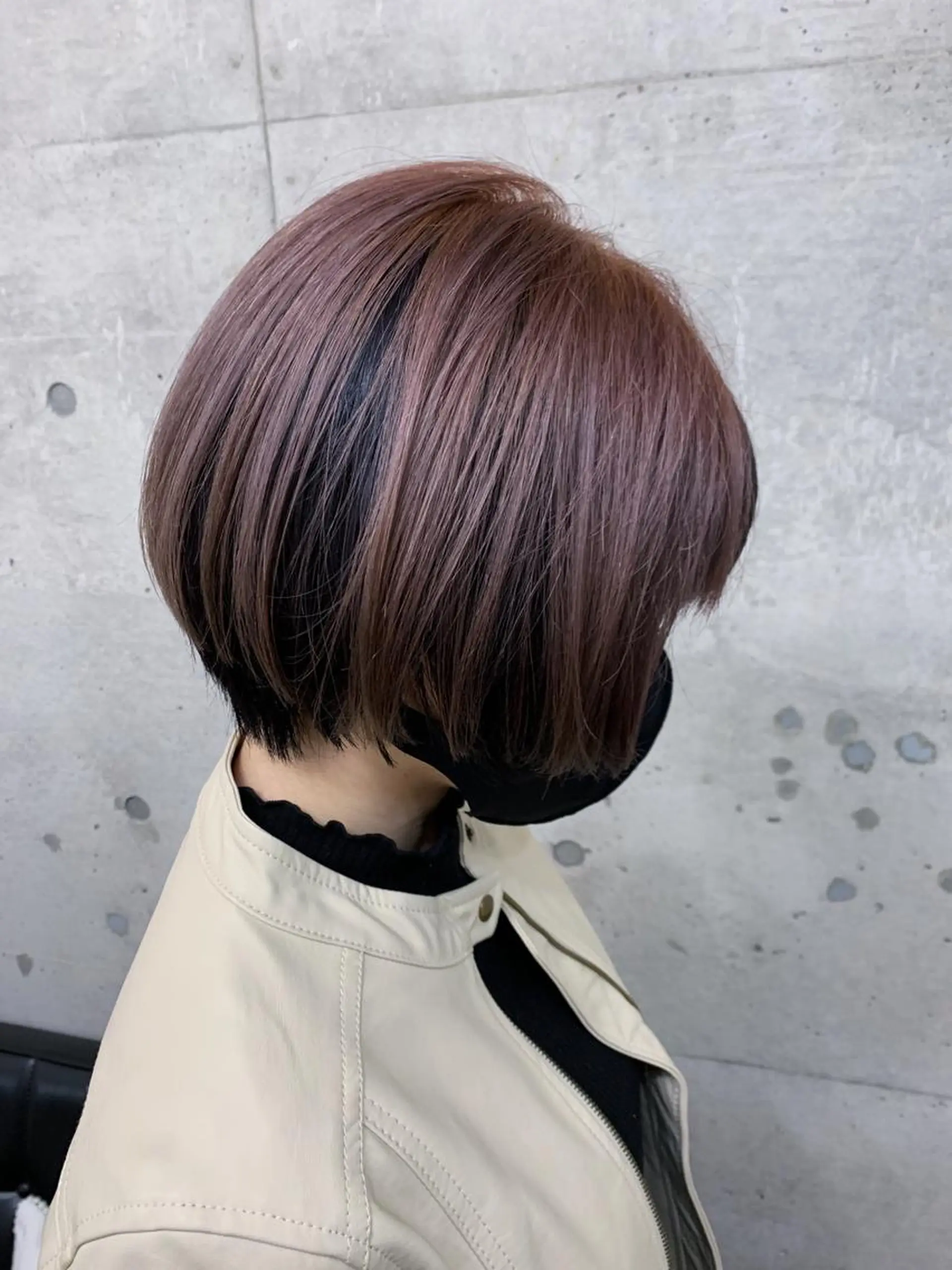 ショート カラー 切りっぱなしボブ ハンサムショート アディクシーカラー ブリーチ ケアブリーチ 松本 和之のエステ・リラクイメージ