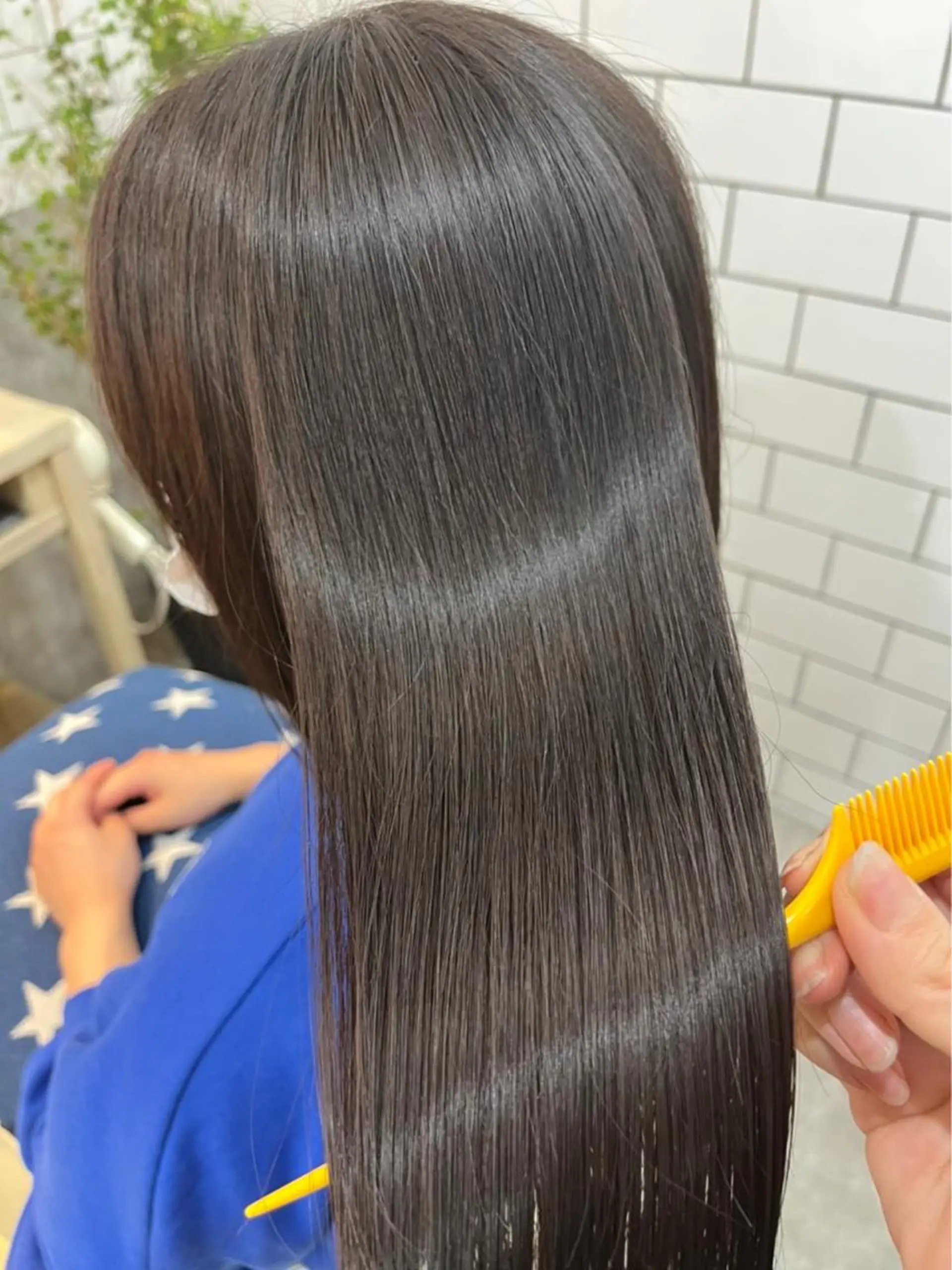 ミディアム カラー Maho Saitoのヘアスタイル