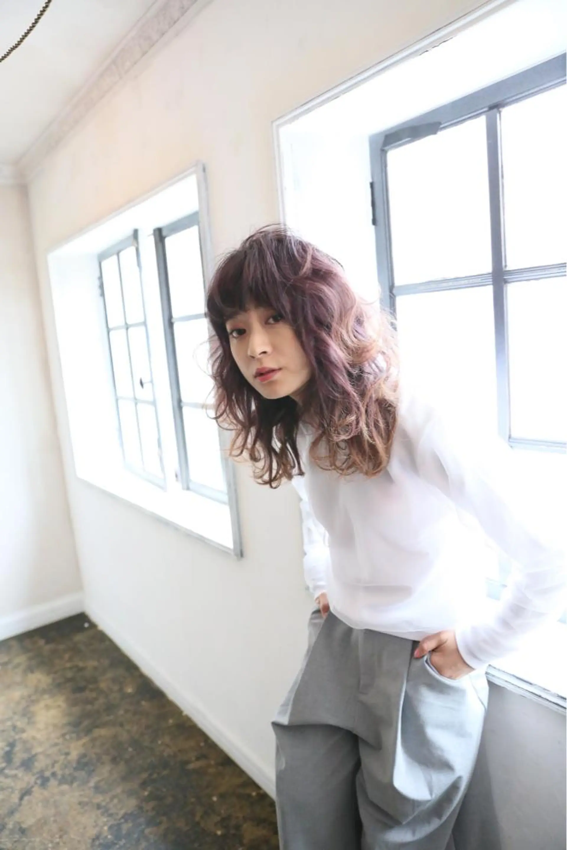 セミロング パーマ/ボブ/ 佐々木翔のヘアスタイル