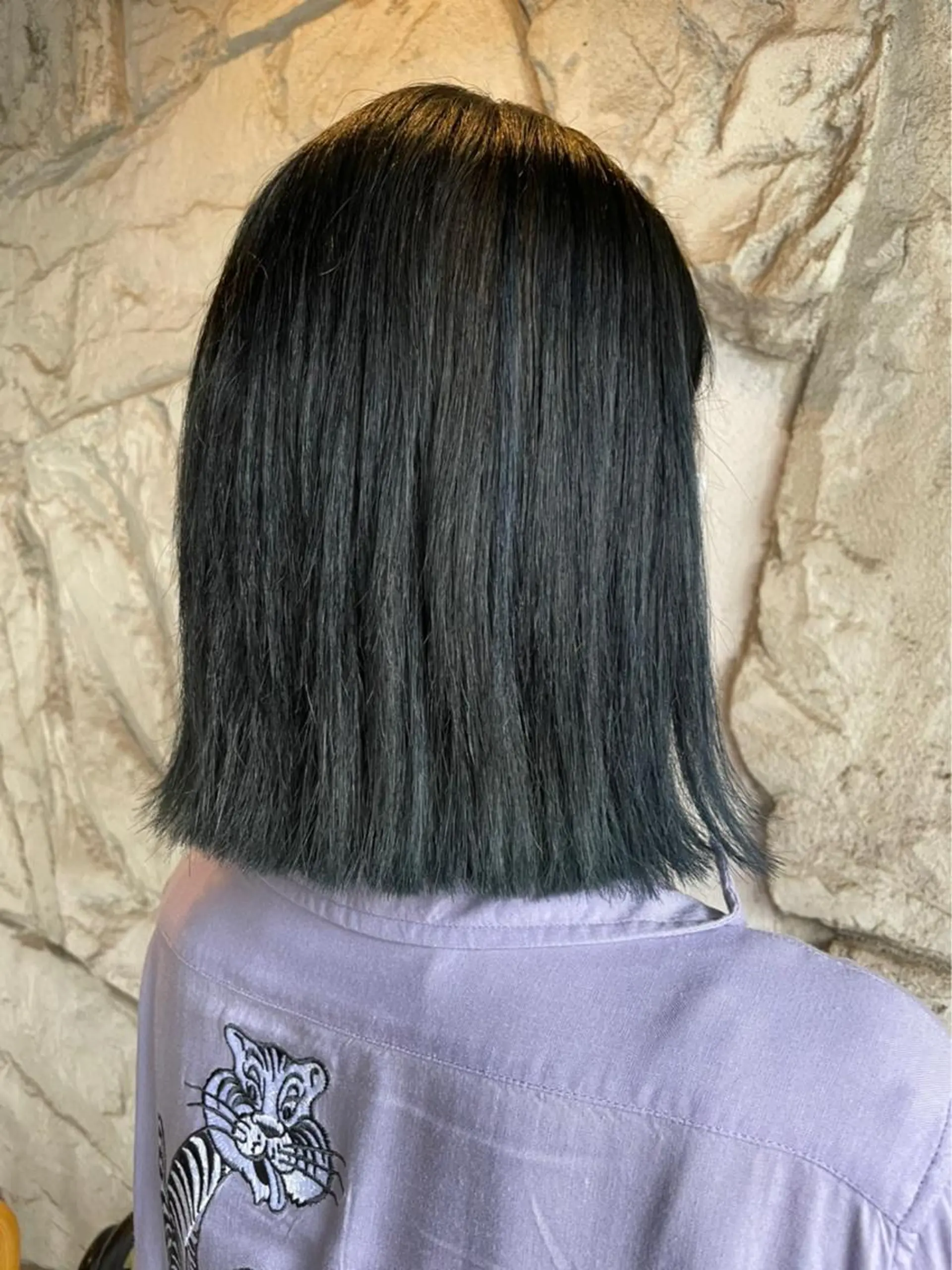 ショート ヘアカラー トリートメント 末石 智のヘアスタイル