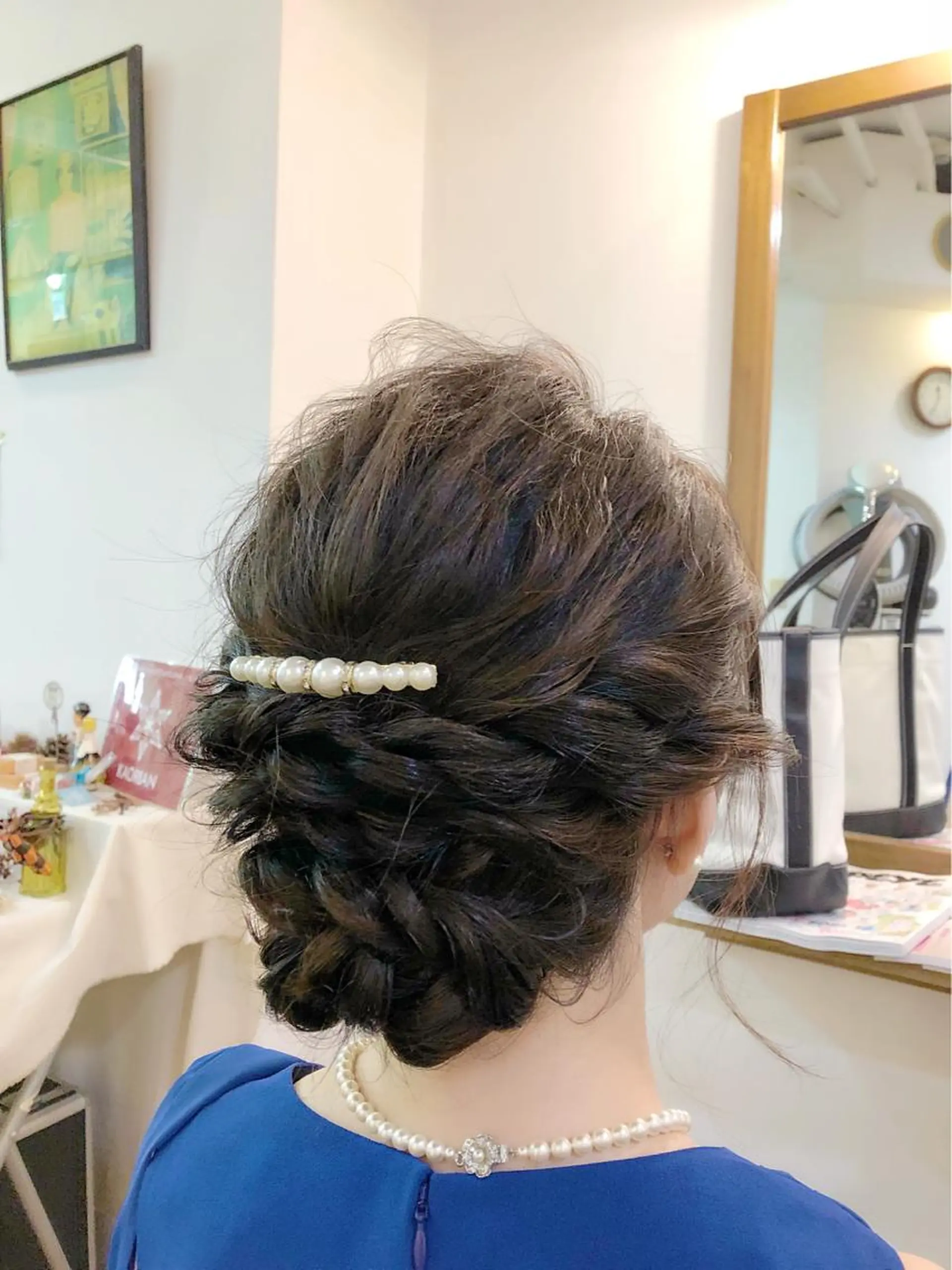 セミロング ヘアアレンジ ヘアセット Monica-札幌美髪専門美容室-所属・塩崎 春香のヘアスタイル