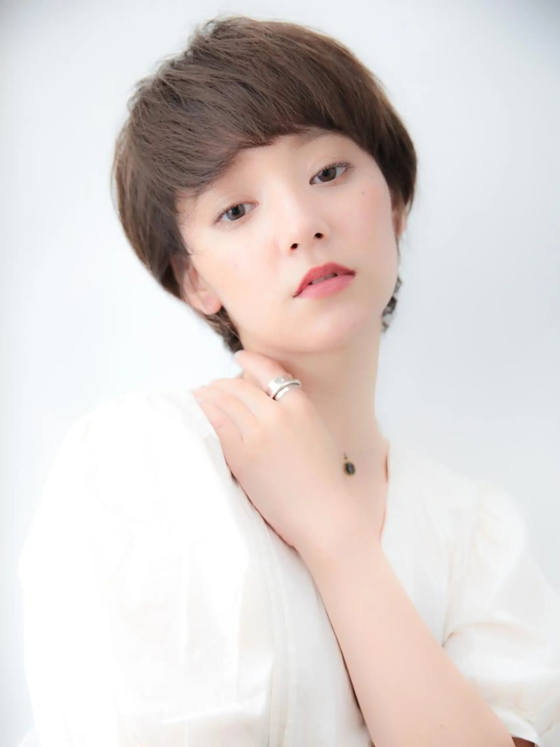 ショート カラー パーマ レイヤーカット✂️ 横浜No1♡下鳥翔子のヘアスタイル