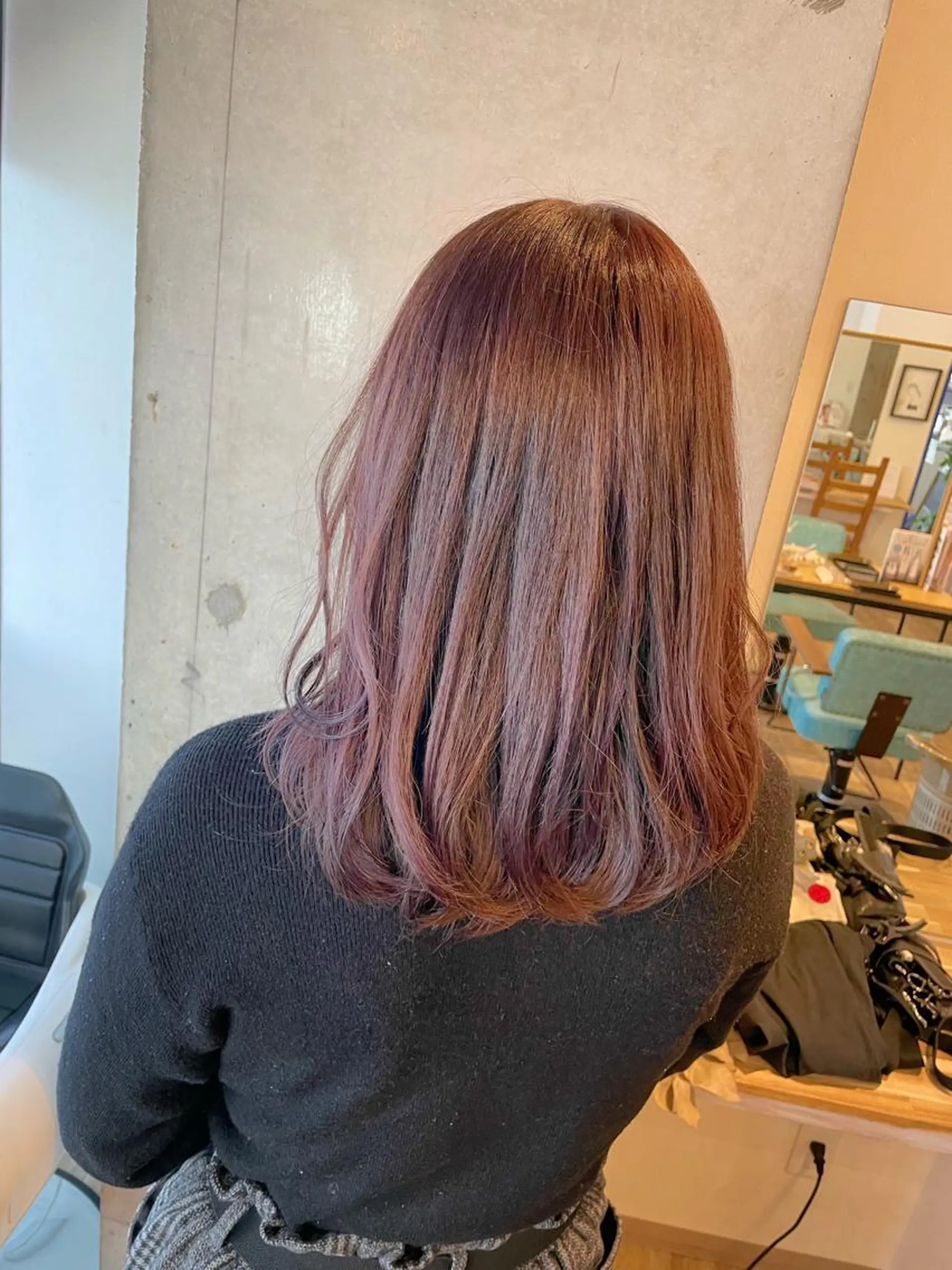 ミディアム カット AMATELAS zero所属・レイヤー×髪質改善 ×透明感/杉田 圭のヘアスタイル