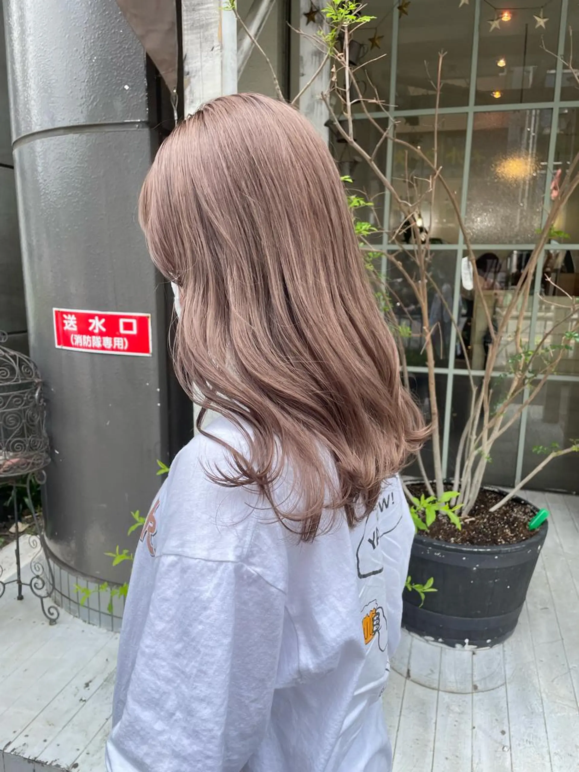 ロング カラー ロング カット ヘアカラー トリートメント 【完全個室】髪質改善 暖色カラー/山崎唯奈のヘアスタイル