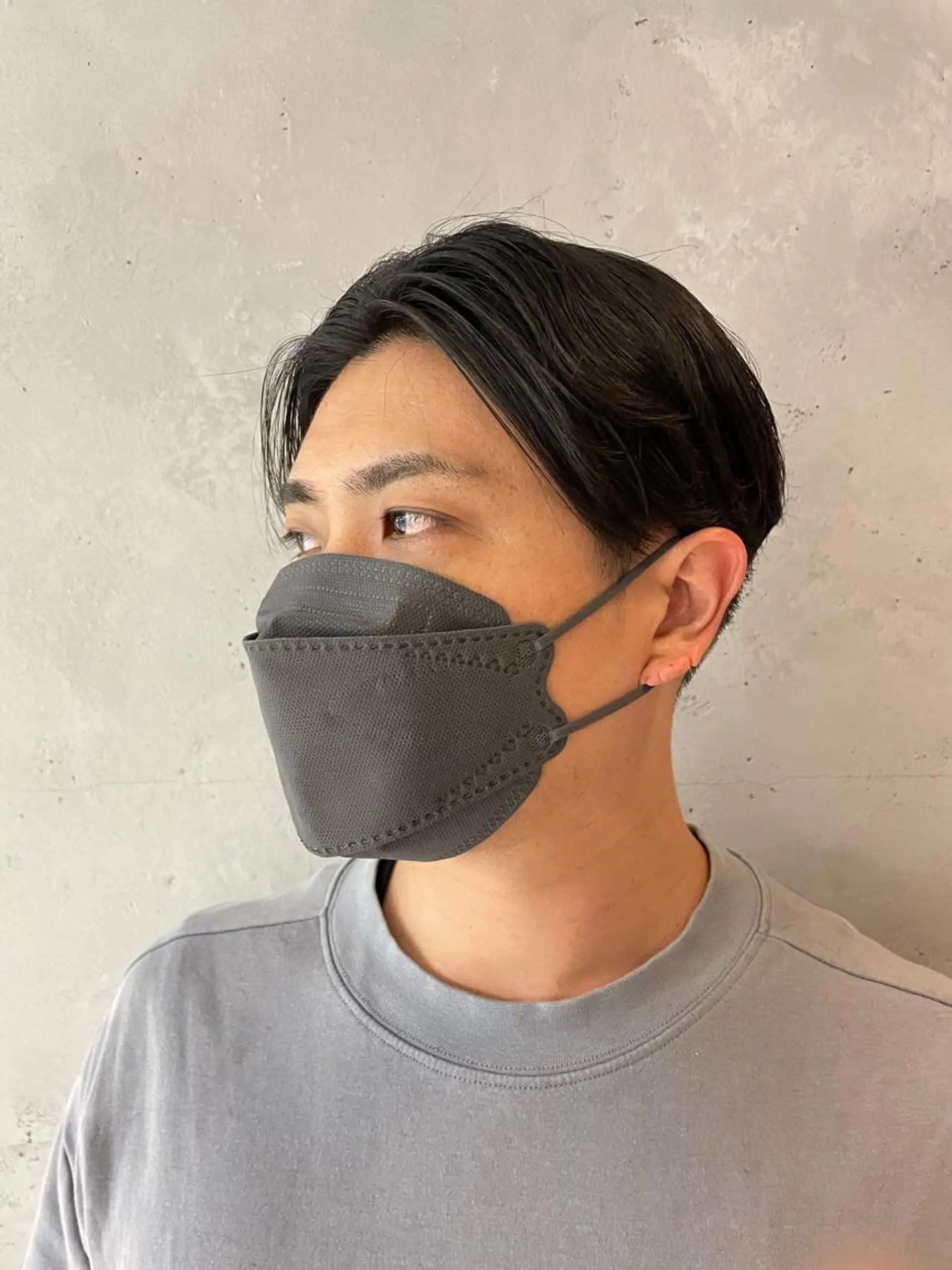 ミディアム メンズ センターパート 骨格補正カット✂︎ 🌟菅野陽介🌟のヘアスタイル