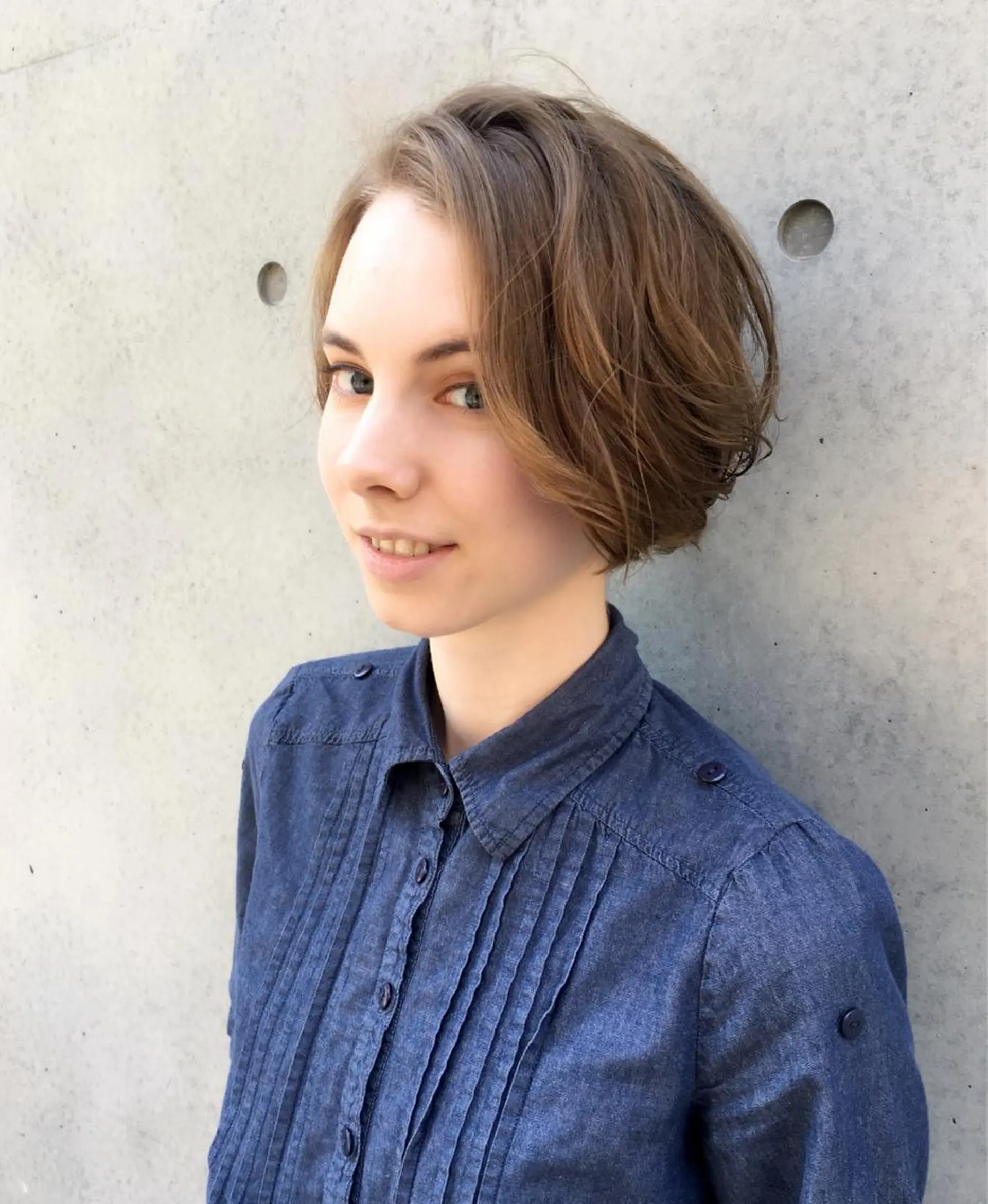 ショート カット ヘアカラー トリートメント 髪質改善 ami byAbsoのヘアスタイル