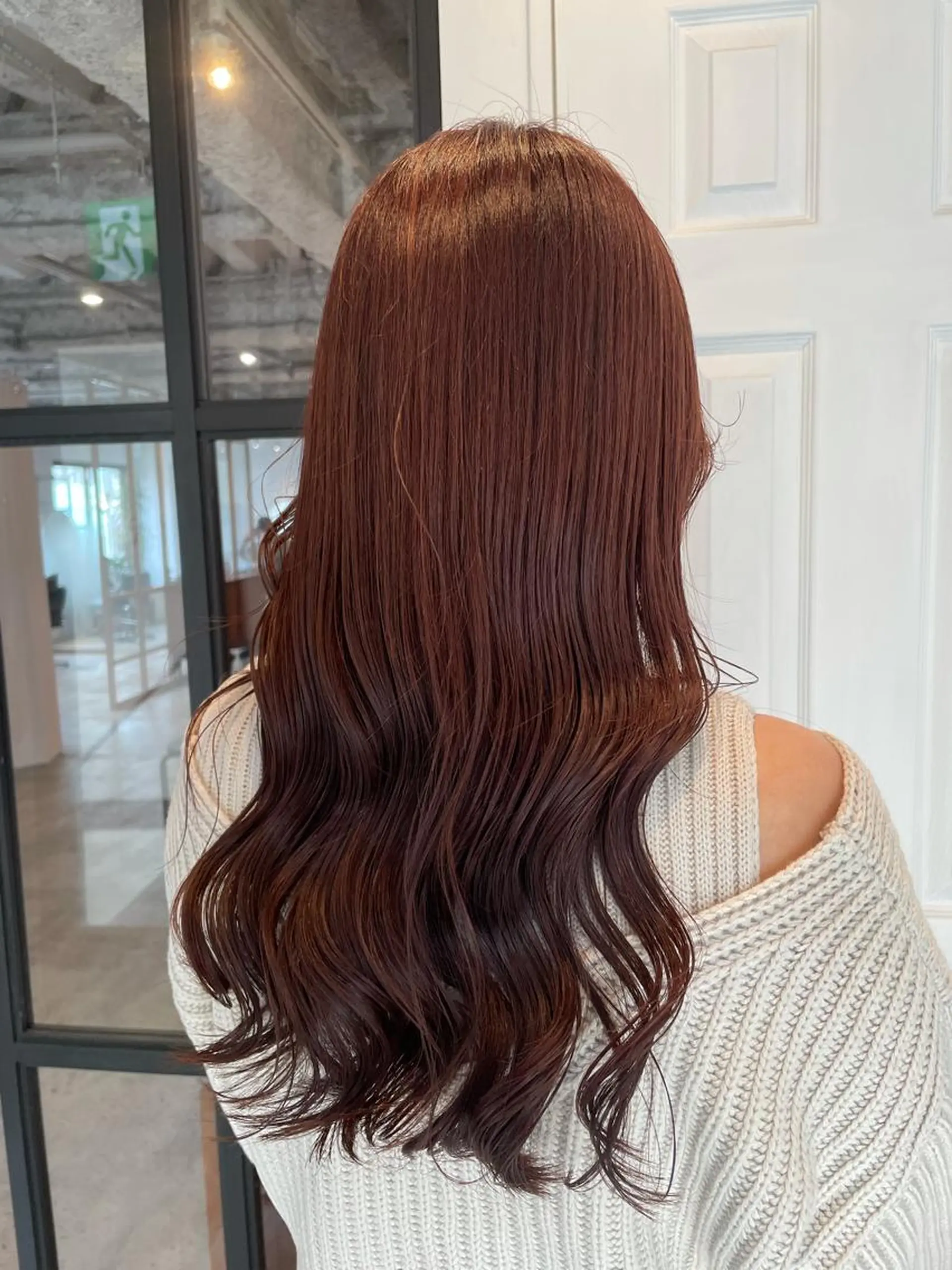 ロング カラー ヘアアレンジ ブリーチ ブリーチなしカラー ピンクカラー REONA🪽✨薬院 レイヤーカット🫧のヘアスタイル