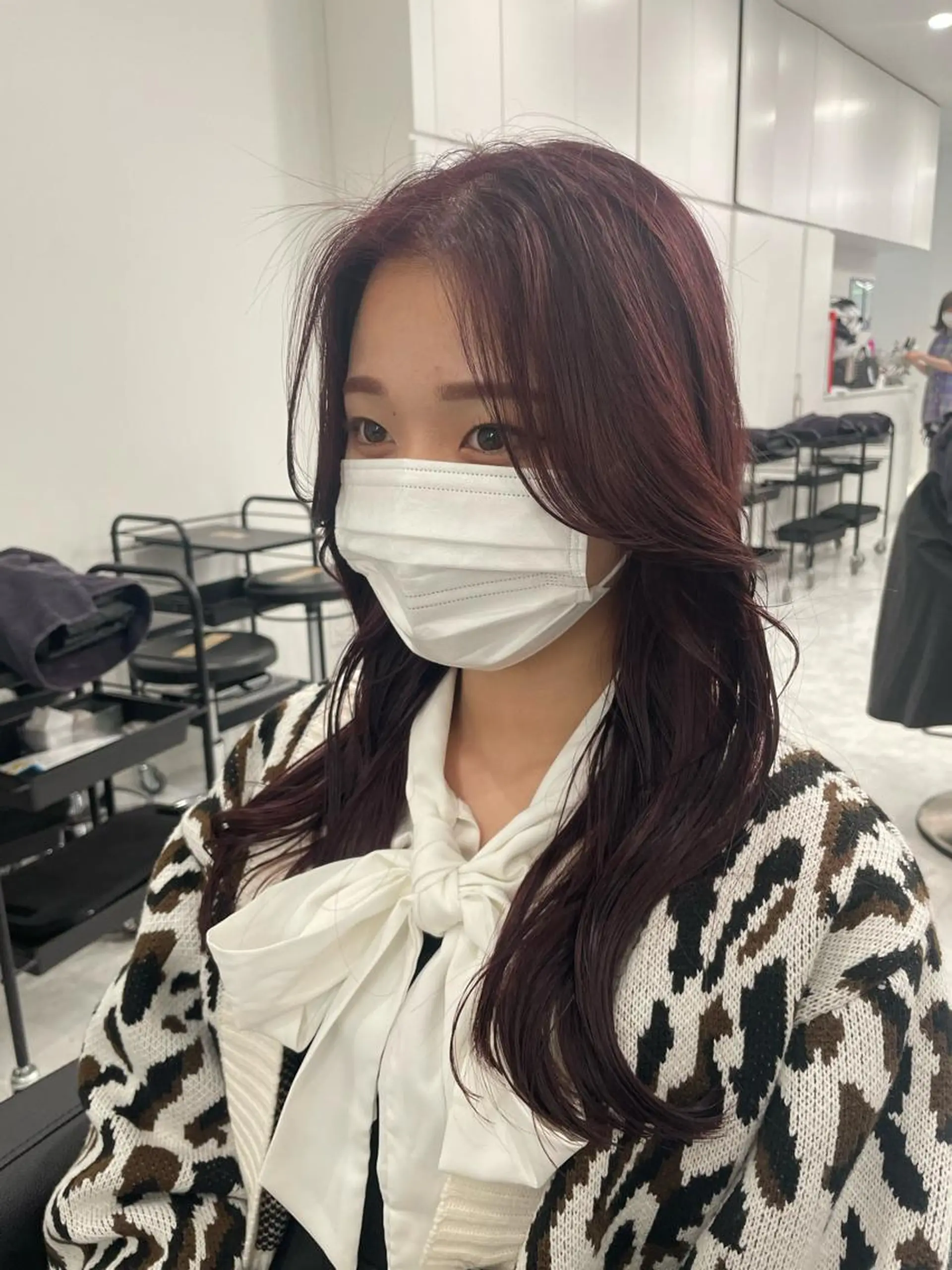 セミロング カラー 乾かすだけで美髪✨ 髪質改善専門/鈴木遼のヘアスタイル