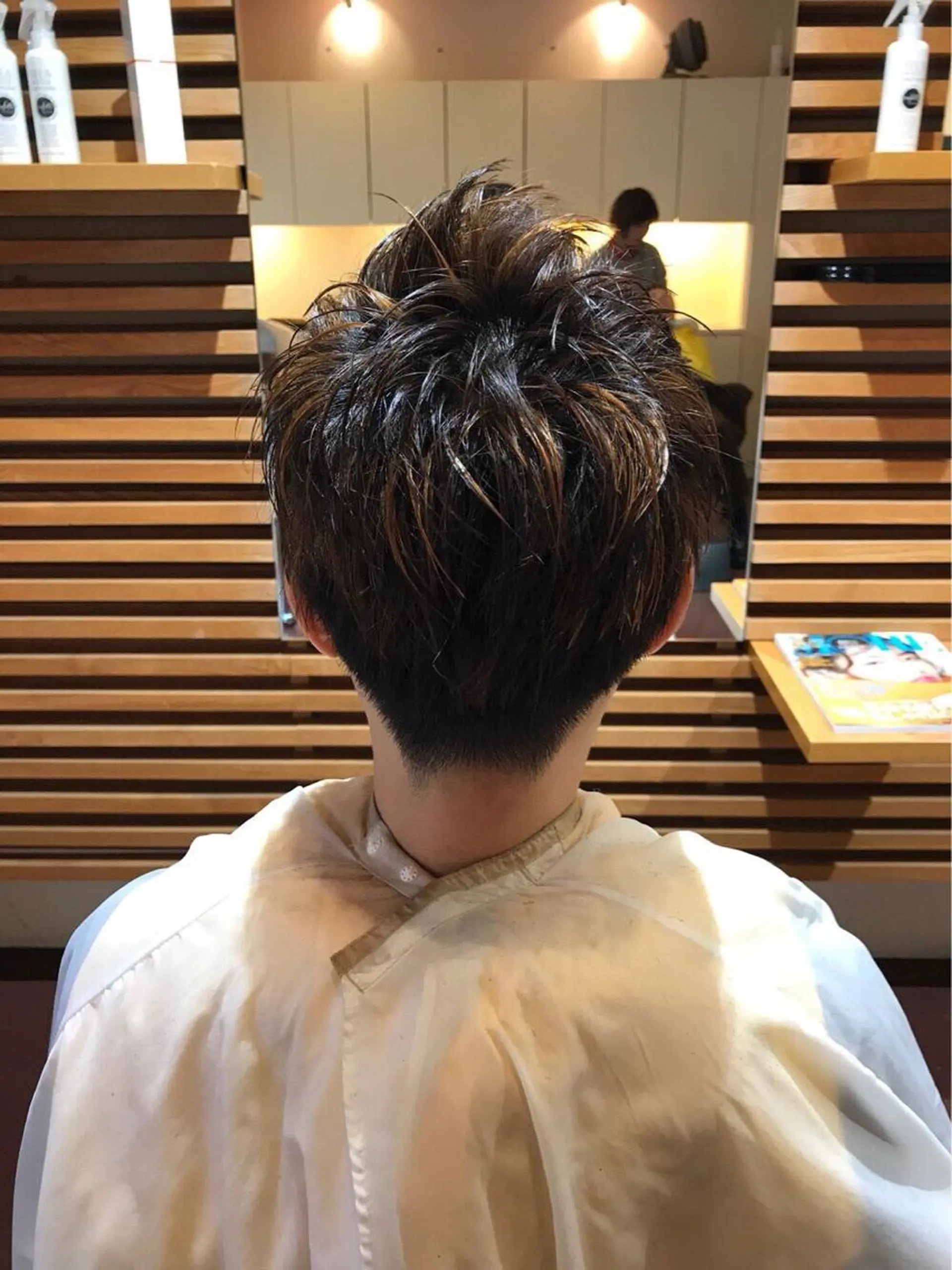 ショート カラー パーマ 坪内 麻里子のヘアスタイル