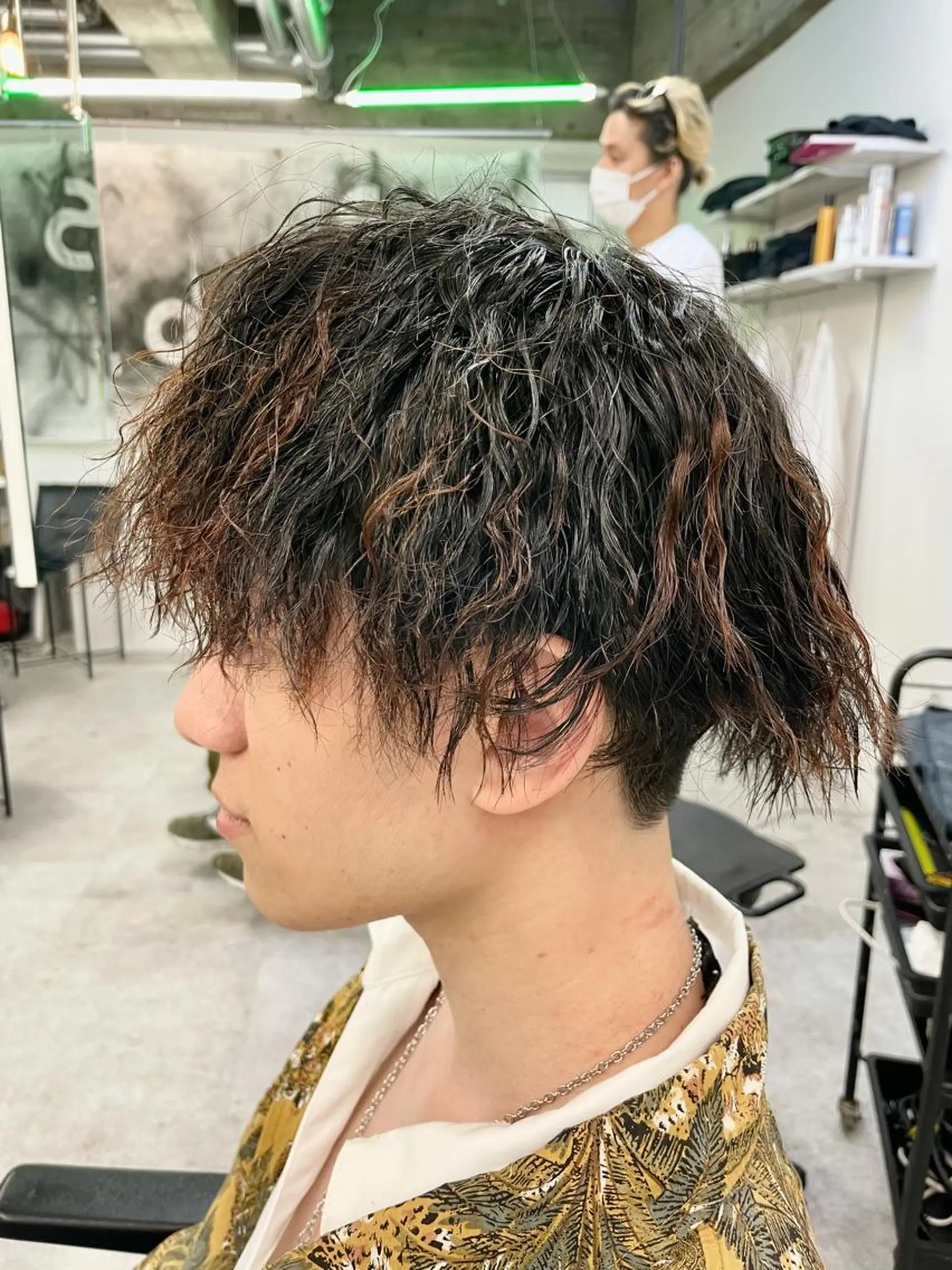 メンズ 沖縄メンズパーマ/ TSUME🌈のヘアスタイル
