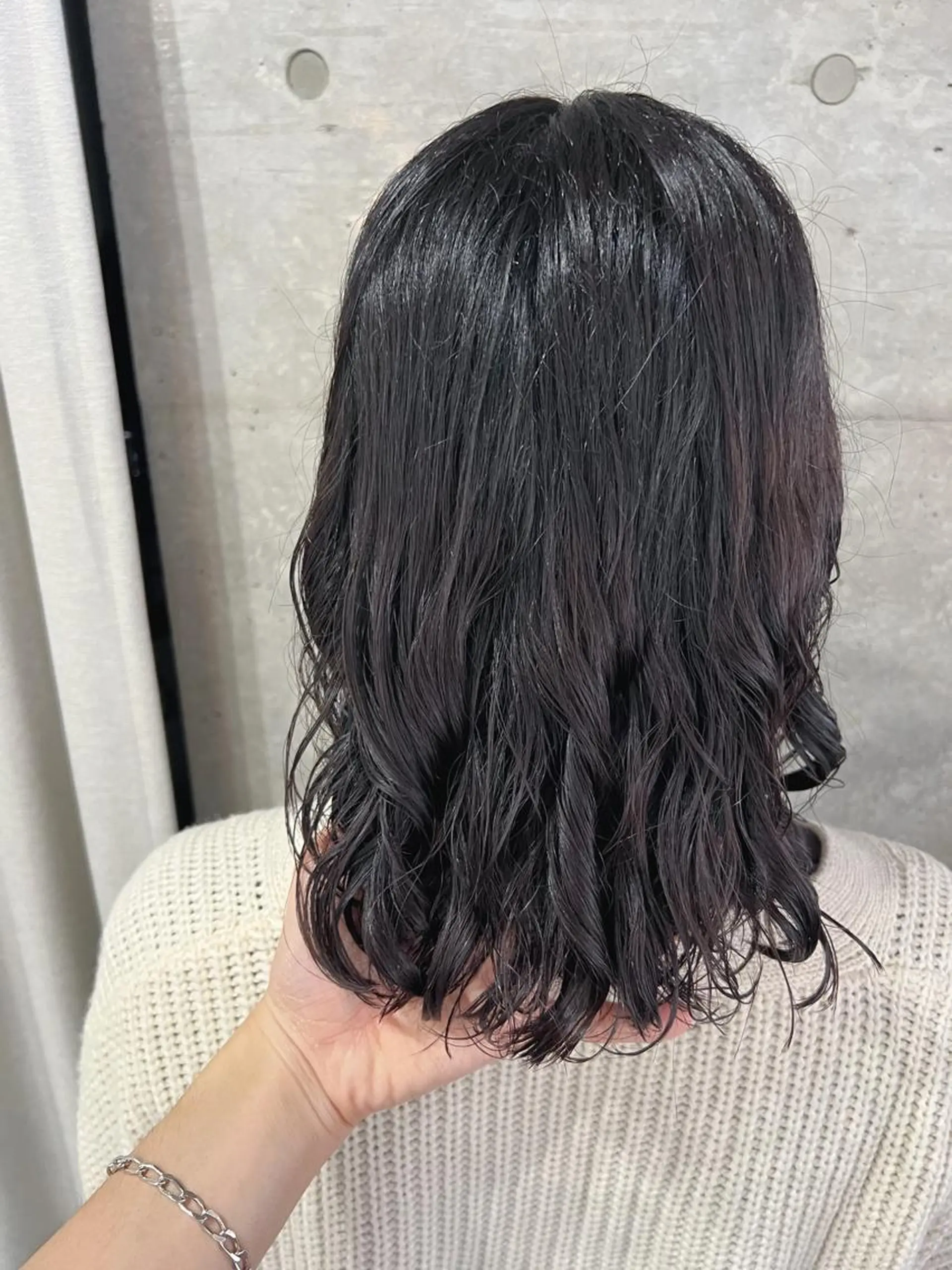 ミディアム ボブパーマコテ巻き風 パーマNo1深江秀平のヘアスタイル