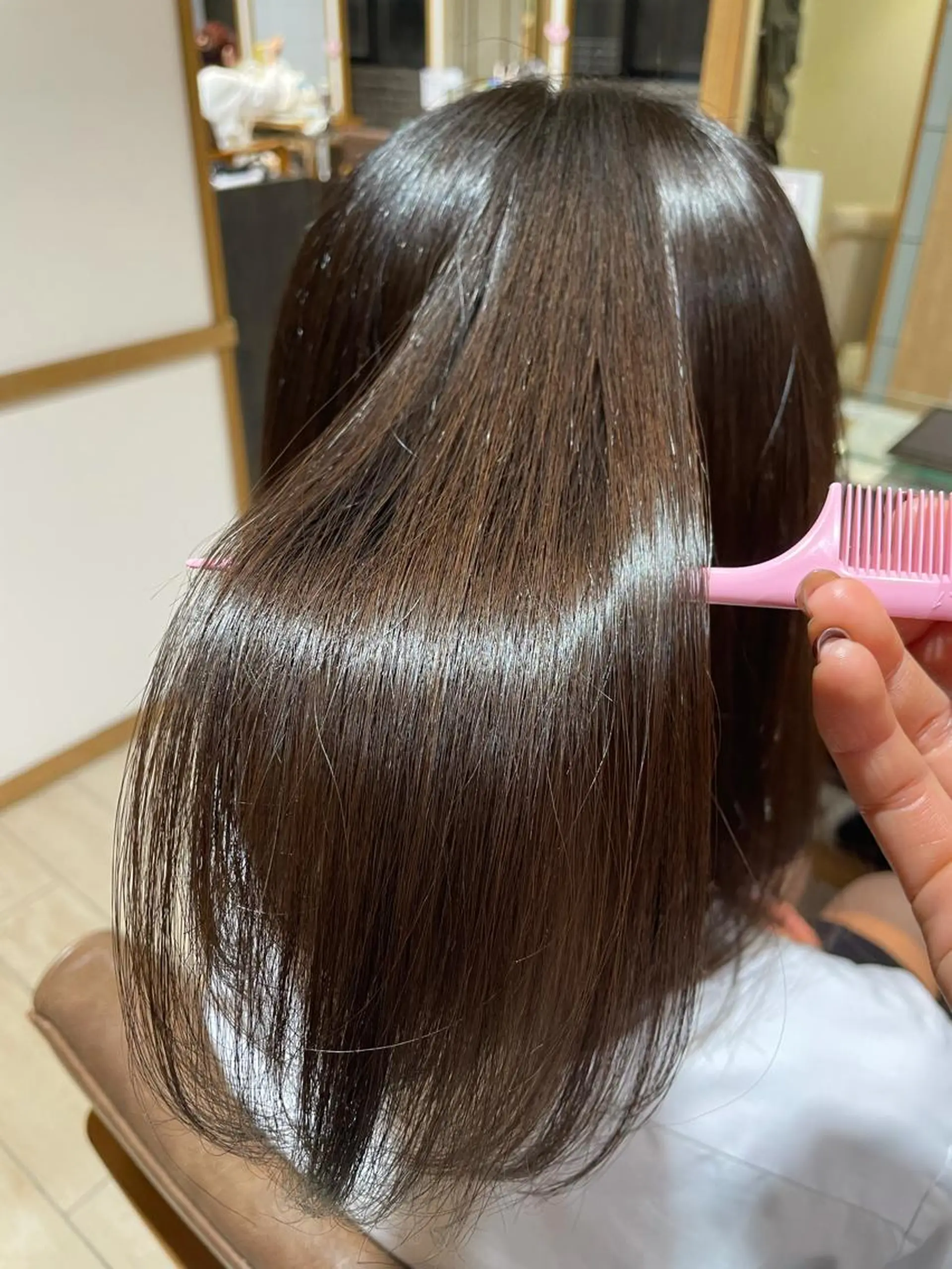 セミロング カラー パーマ 縮毛矯正 トリートメント 🍬kanami 🍬ボブ/暖色カラーのヘアスタイル