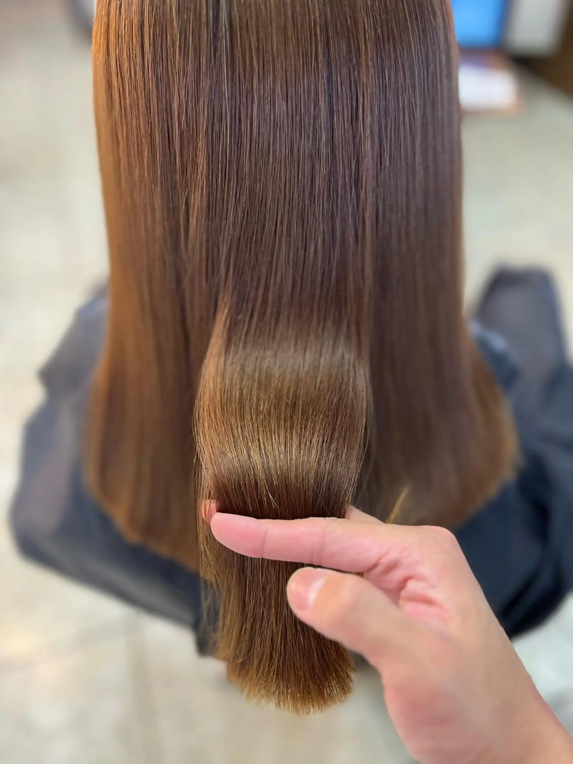 ロング 縮毛矯正/髪質改善 飯田公祐のヘアスタイル