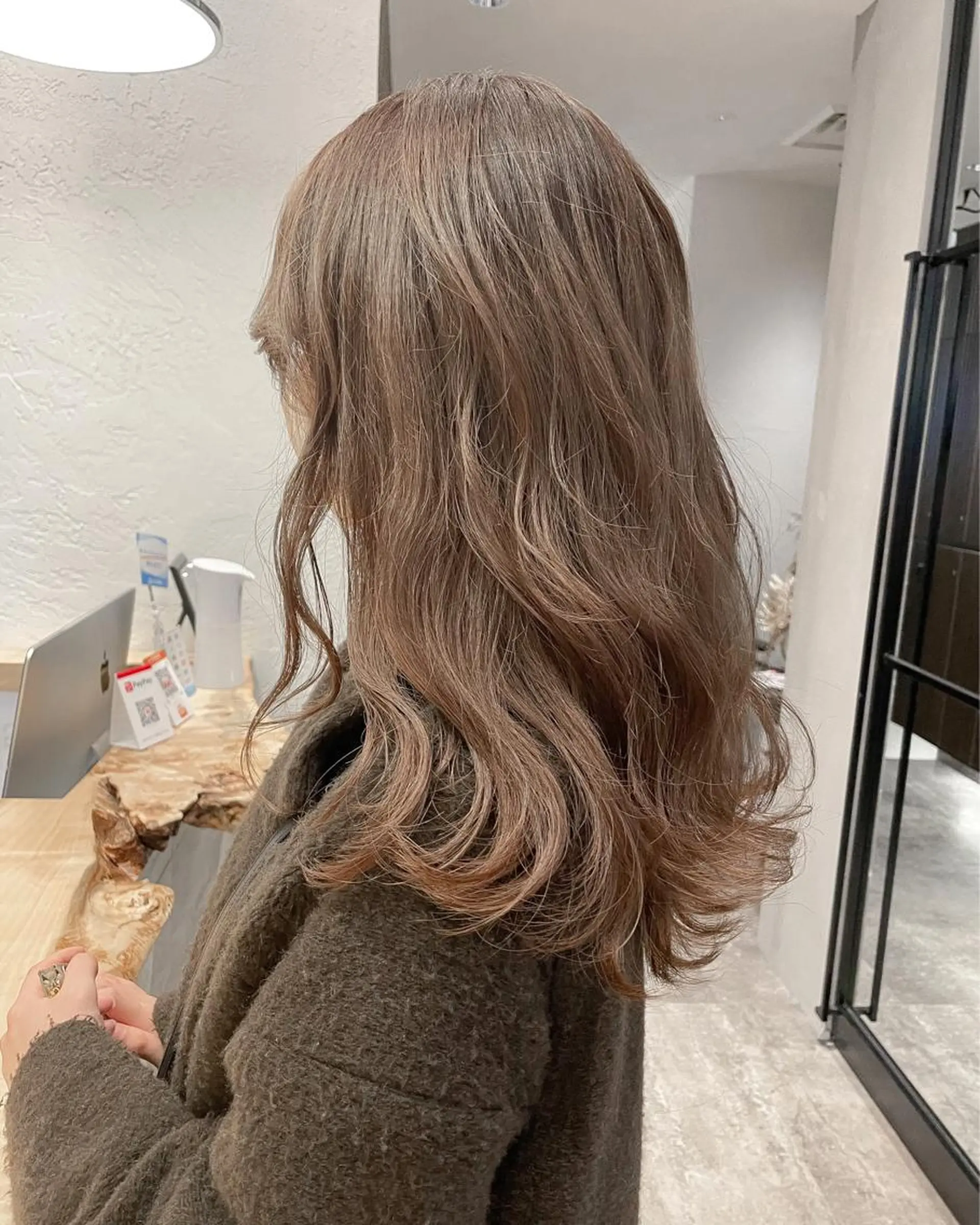ミディアム カラー 韓国ヘア 店長NEGIのヘアスタイル