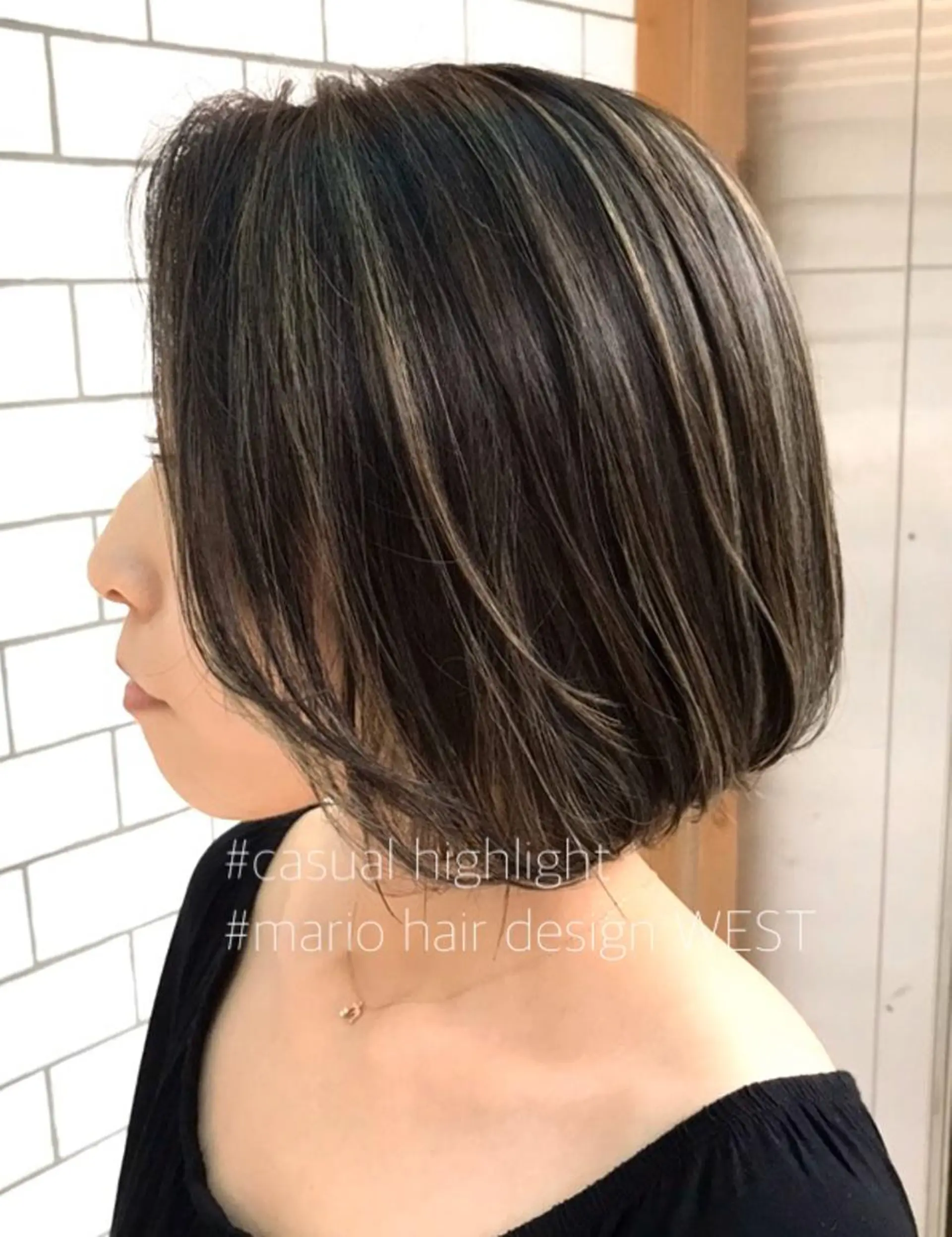 ショート カラー ハイライトカラー ハイライト 竹嶌 健吾のヘアスタイル